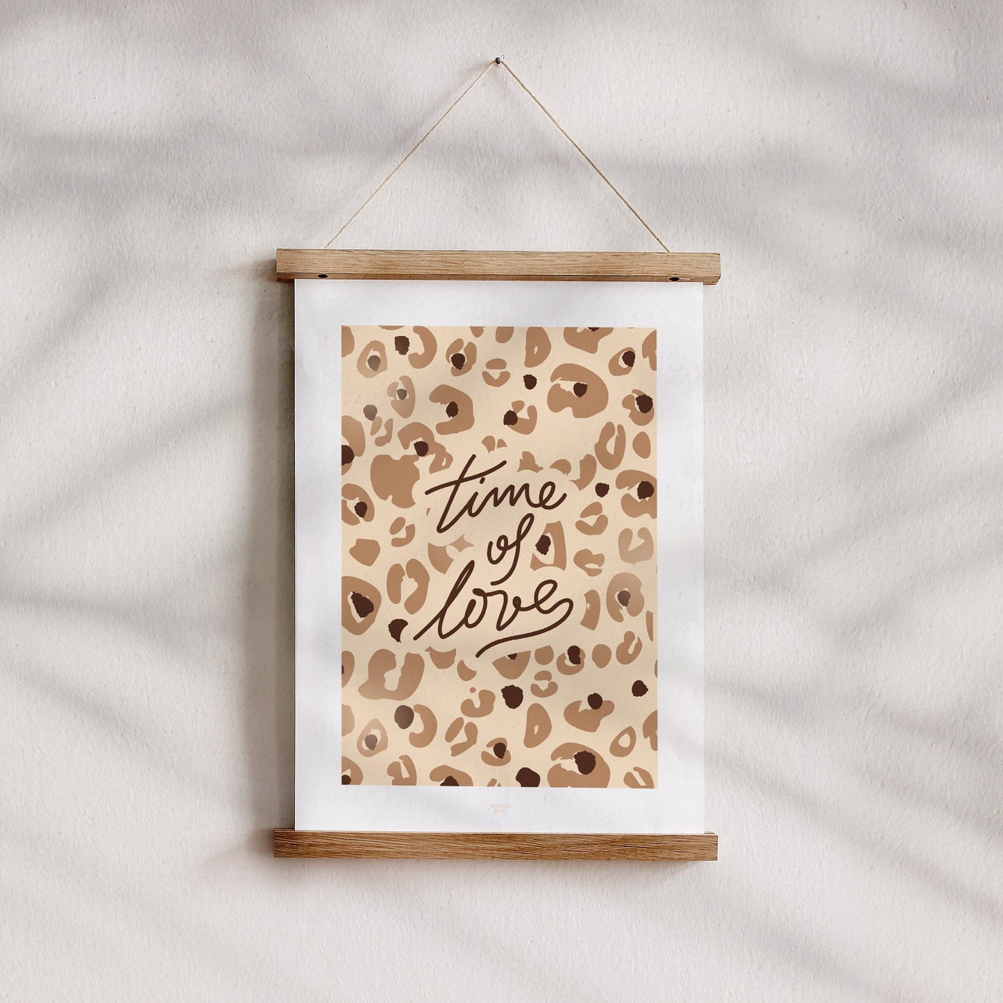 Affiche Time of Love Léopard photo N° 2