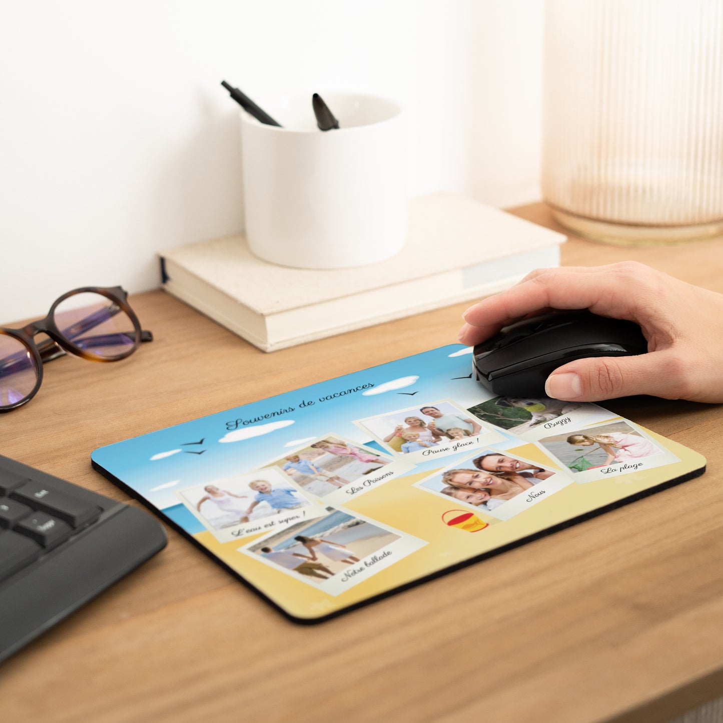 Tapis de souris Objets Rectangle Tapis pêle-mêle photo N° 2