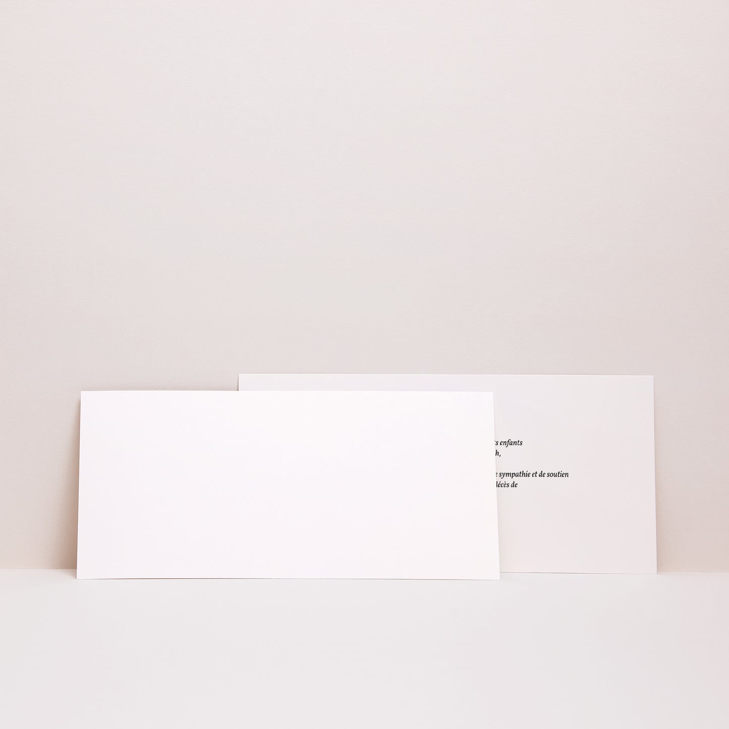 Faire-part Décès Panoramique paysage Douleur de l'absence - carte de remerciements photo N° 3