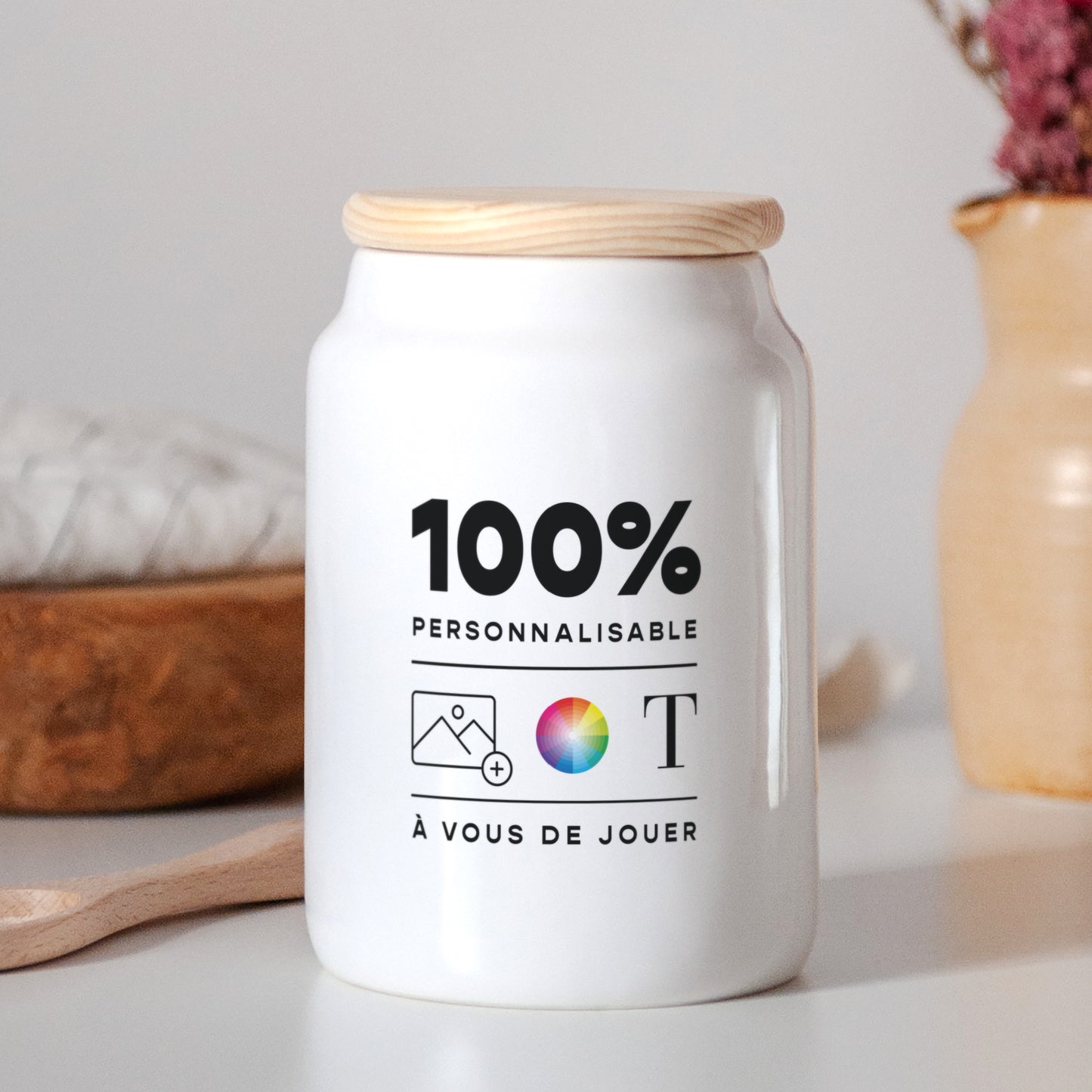 Pot en céramique 65 cl Do It Yourself photo N° 2