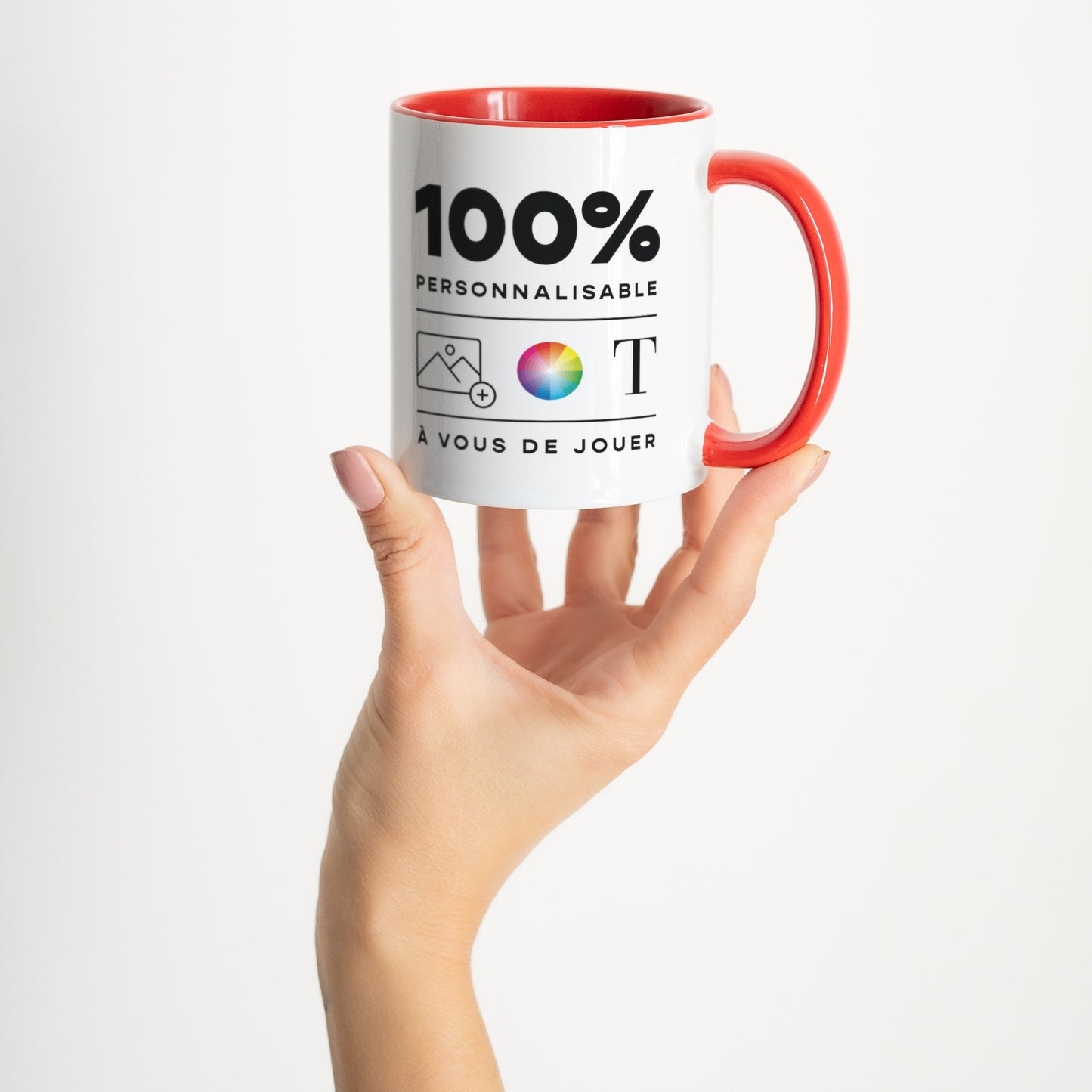 Mug Objets Rouge Do It Yourself photo N° 2