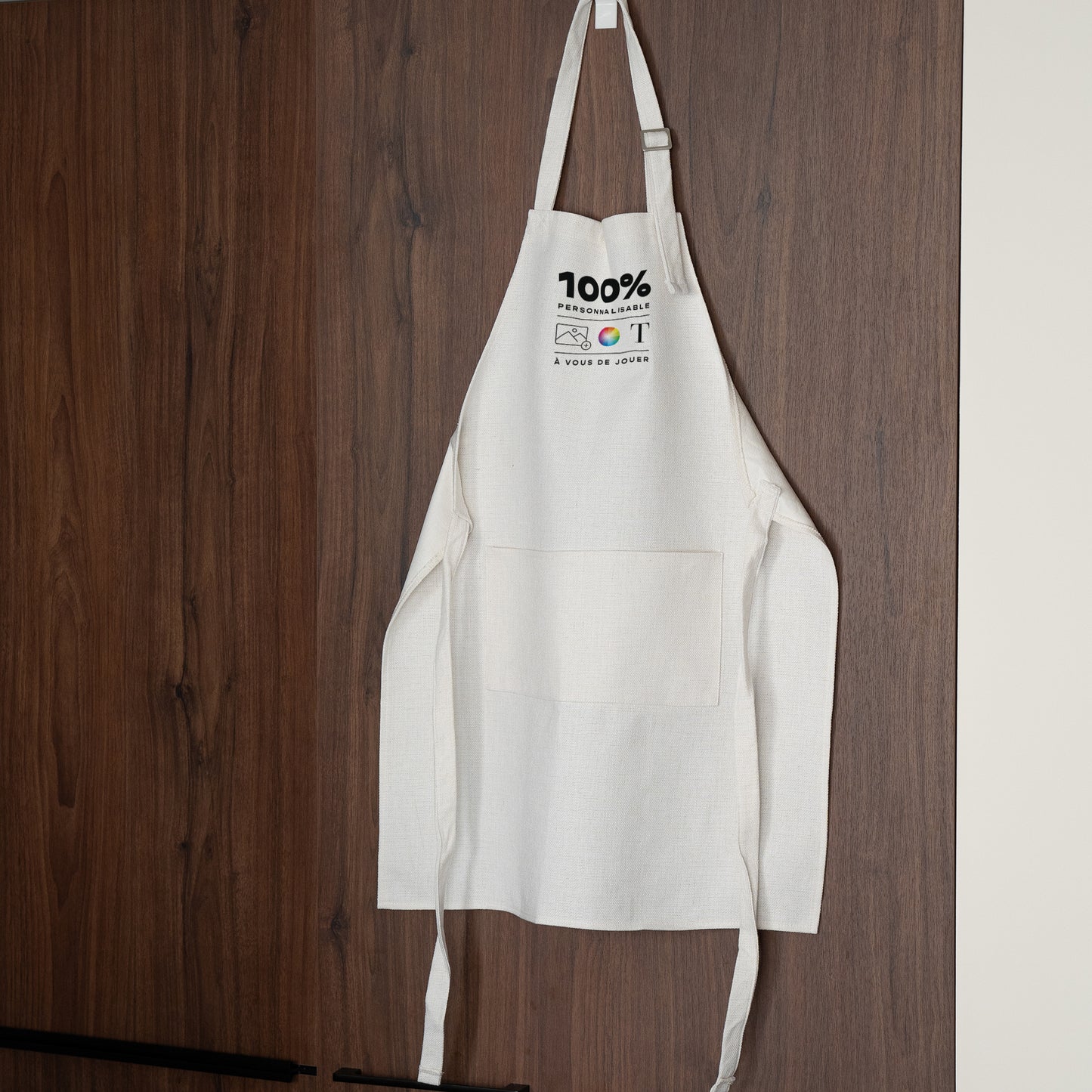 Tablier adulte Beige naturel Do It Yourself photo N° 2