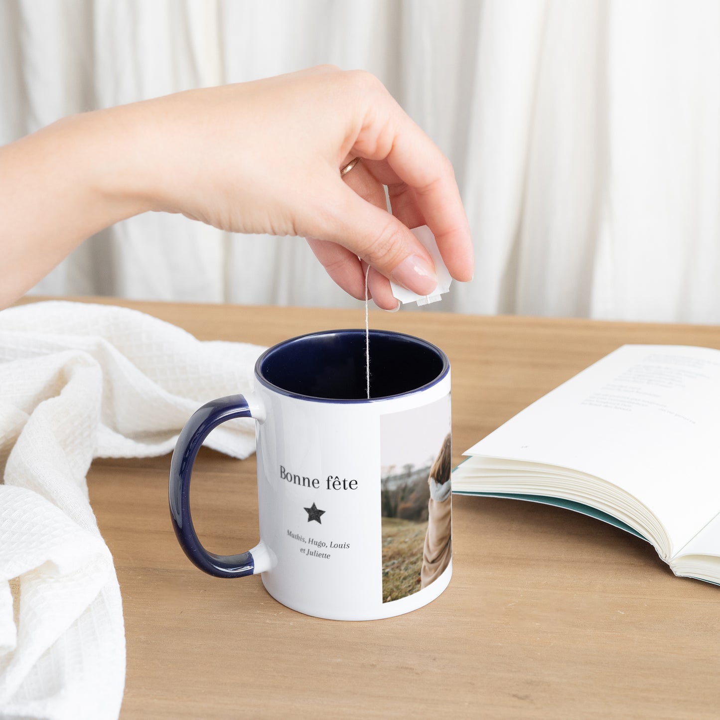 Mug Objets Bleu Mon Mug 100% personnalisé photo N° 3