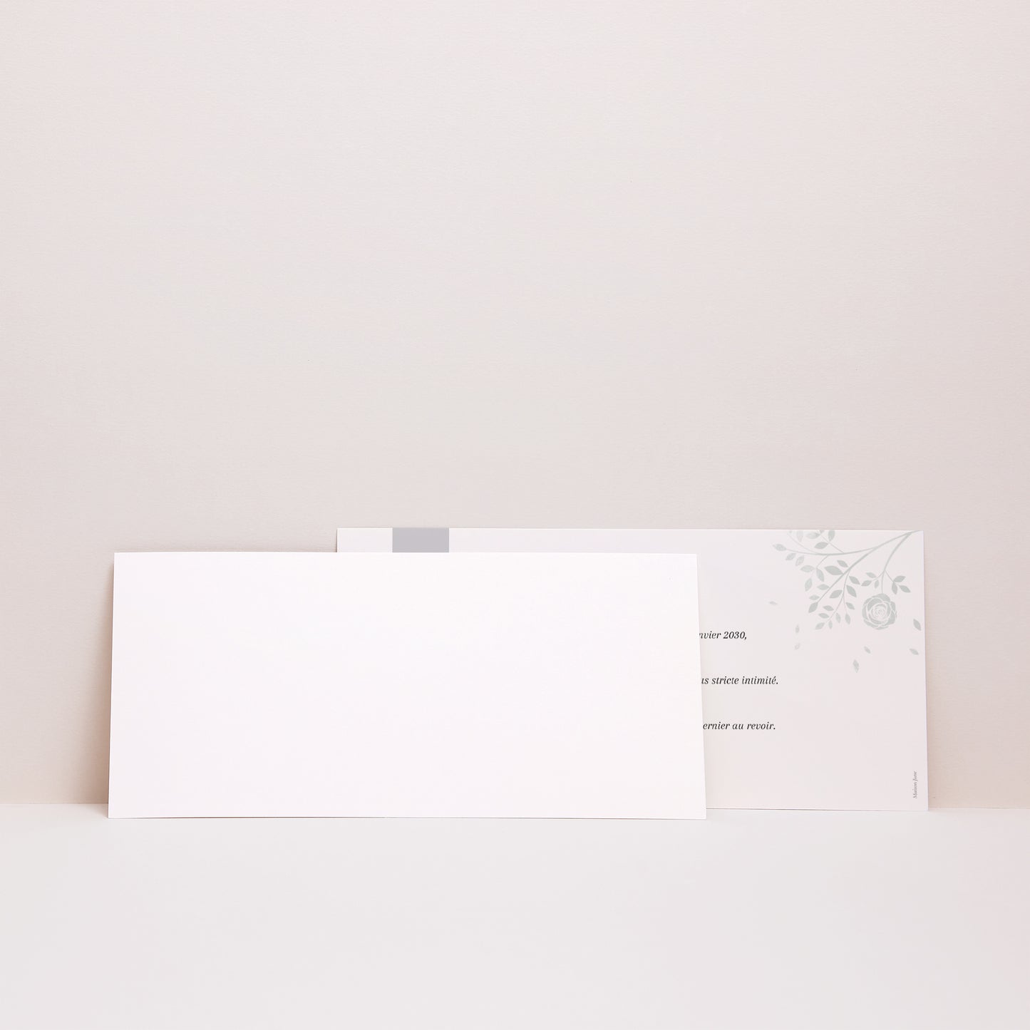 Faire-part Décès Panoramique paysage Sakura endeuillés - deces photo N° 3