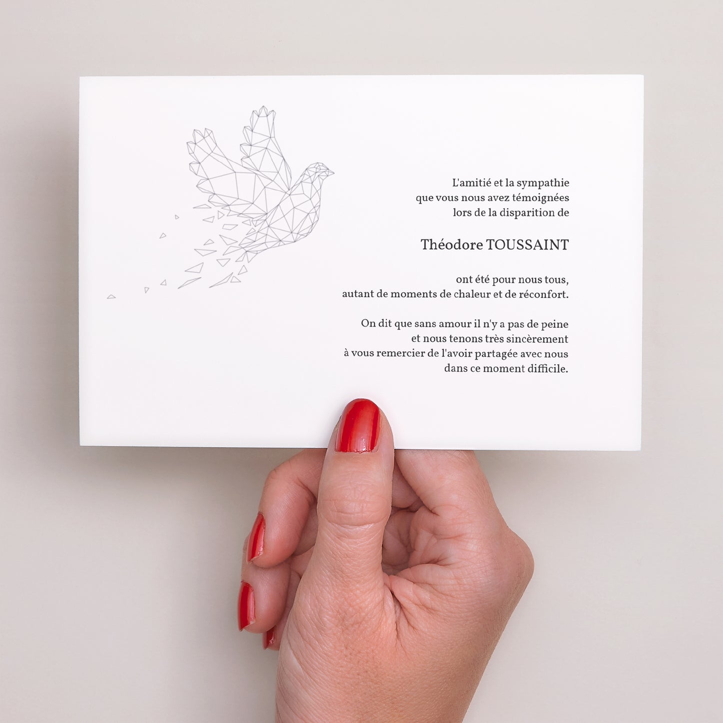 Faire-part Décès Paysage Paix éternelle photo N° 3