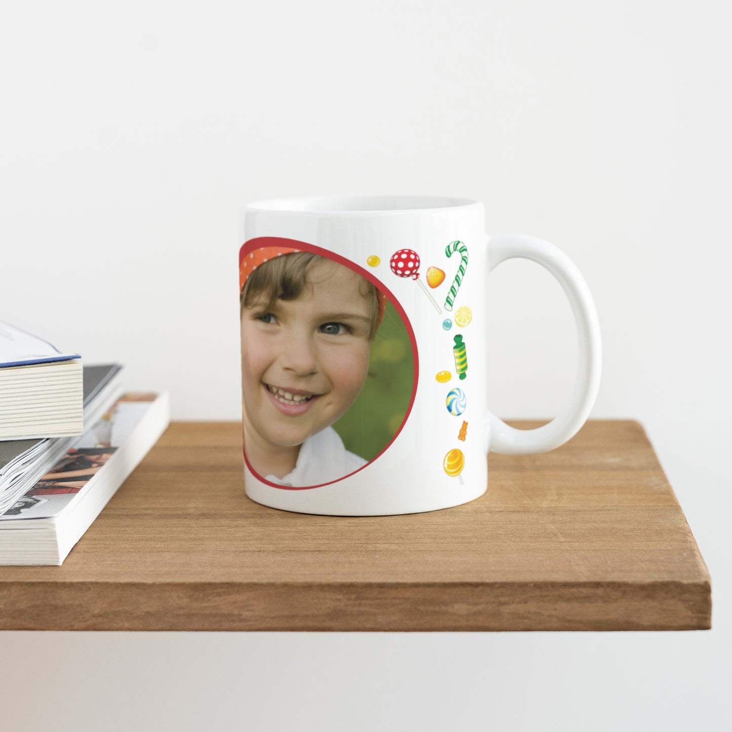 Mug Anniversaire Enfant Blanc Bonbons à foison photo N° 4