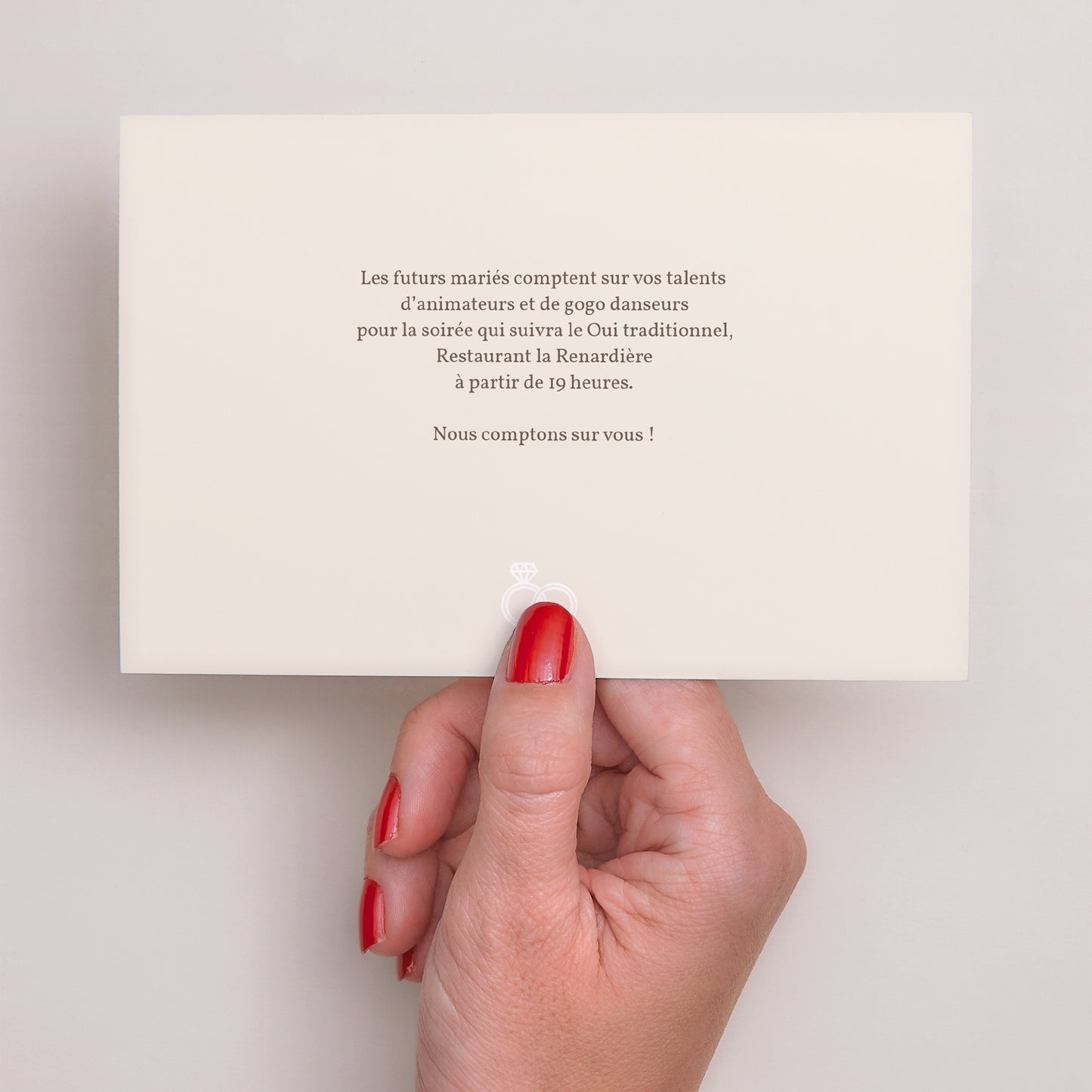 Invitations Mariage Paysage Alliance de deux Coeurs photo N° 3