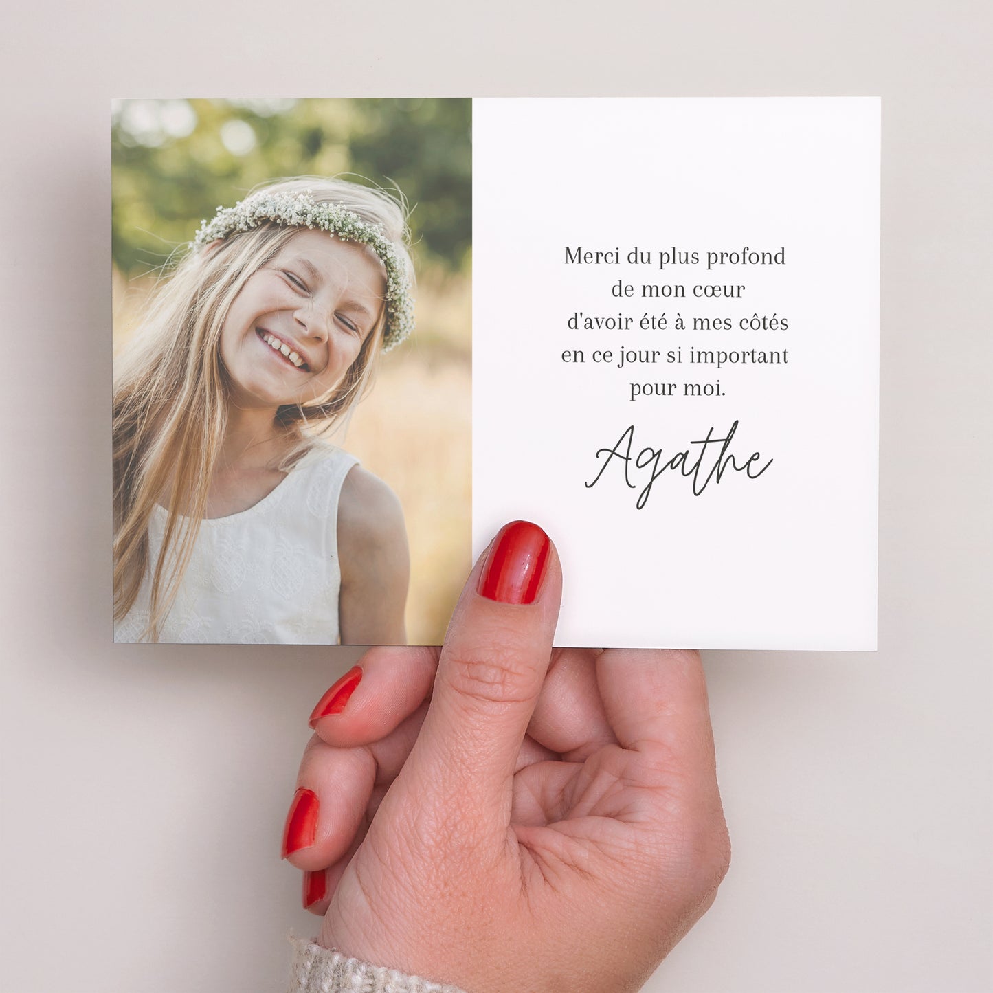 Remerciements Communion Paysage Amen photo N° 3