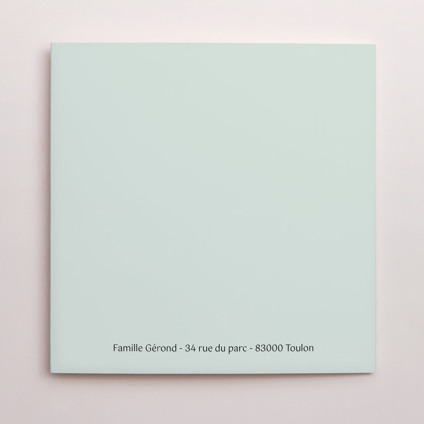 Faire-part Naissance Triptyque ouverture fenêtre Maïanthème photo N° 3