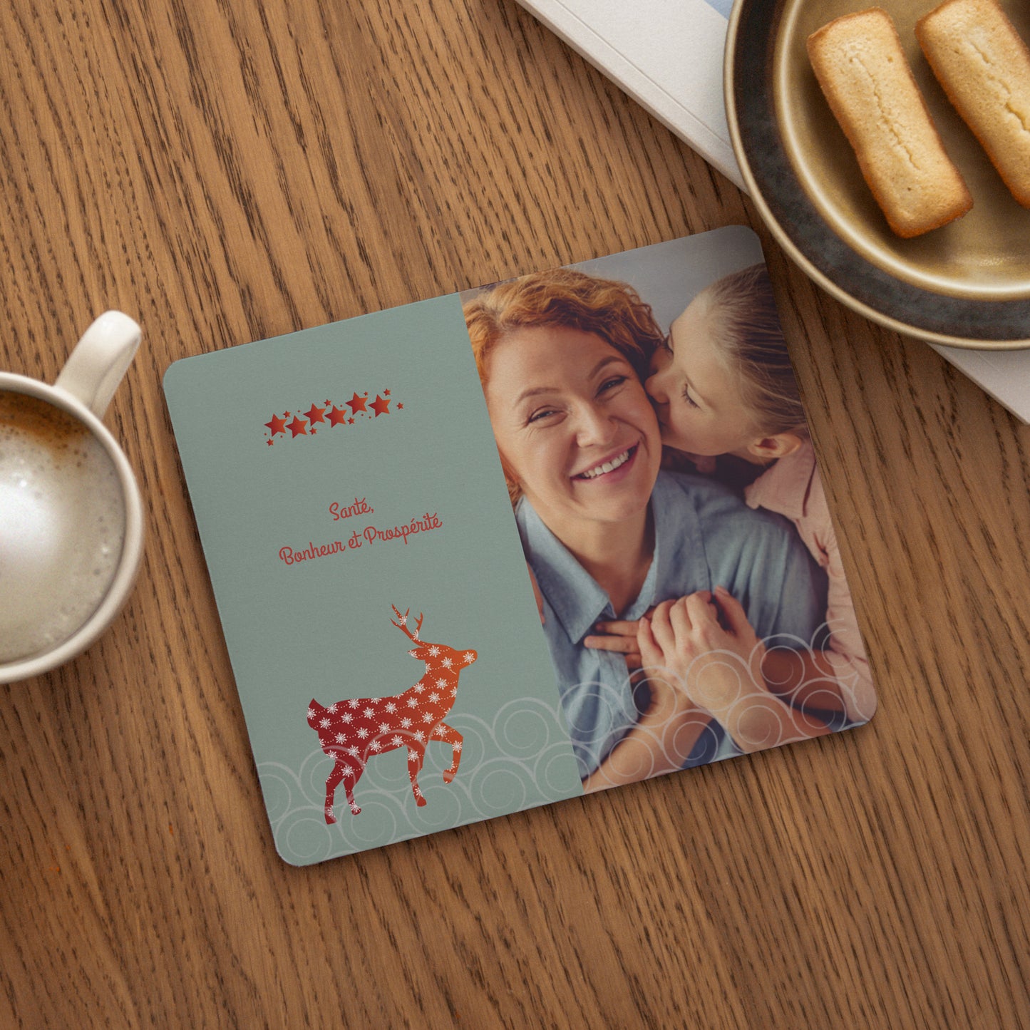 Tapis de souris Objets Rectangle Sabots et bois photo N° 1