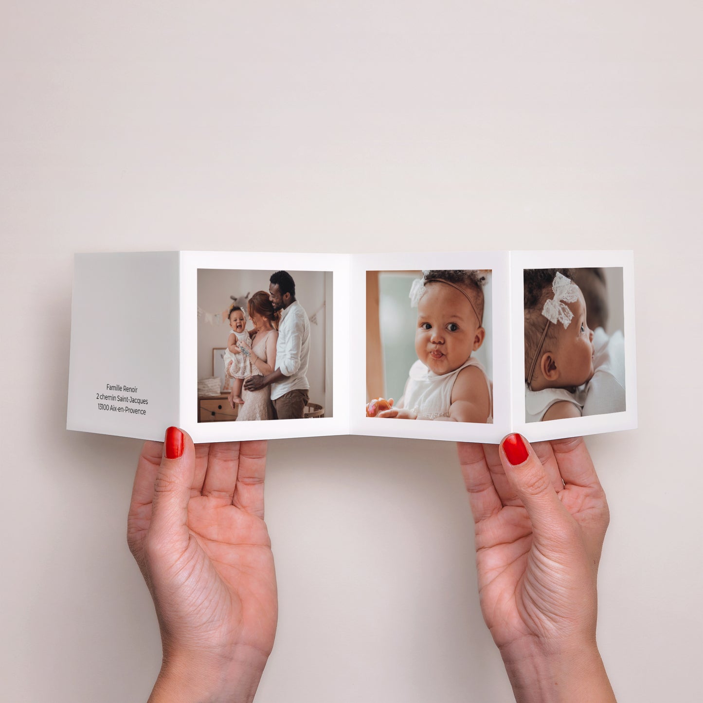 Faire-part Naissance Accordéon Accordéon personnalisé photo N° 3