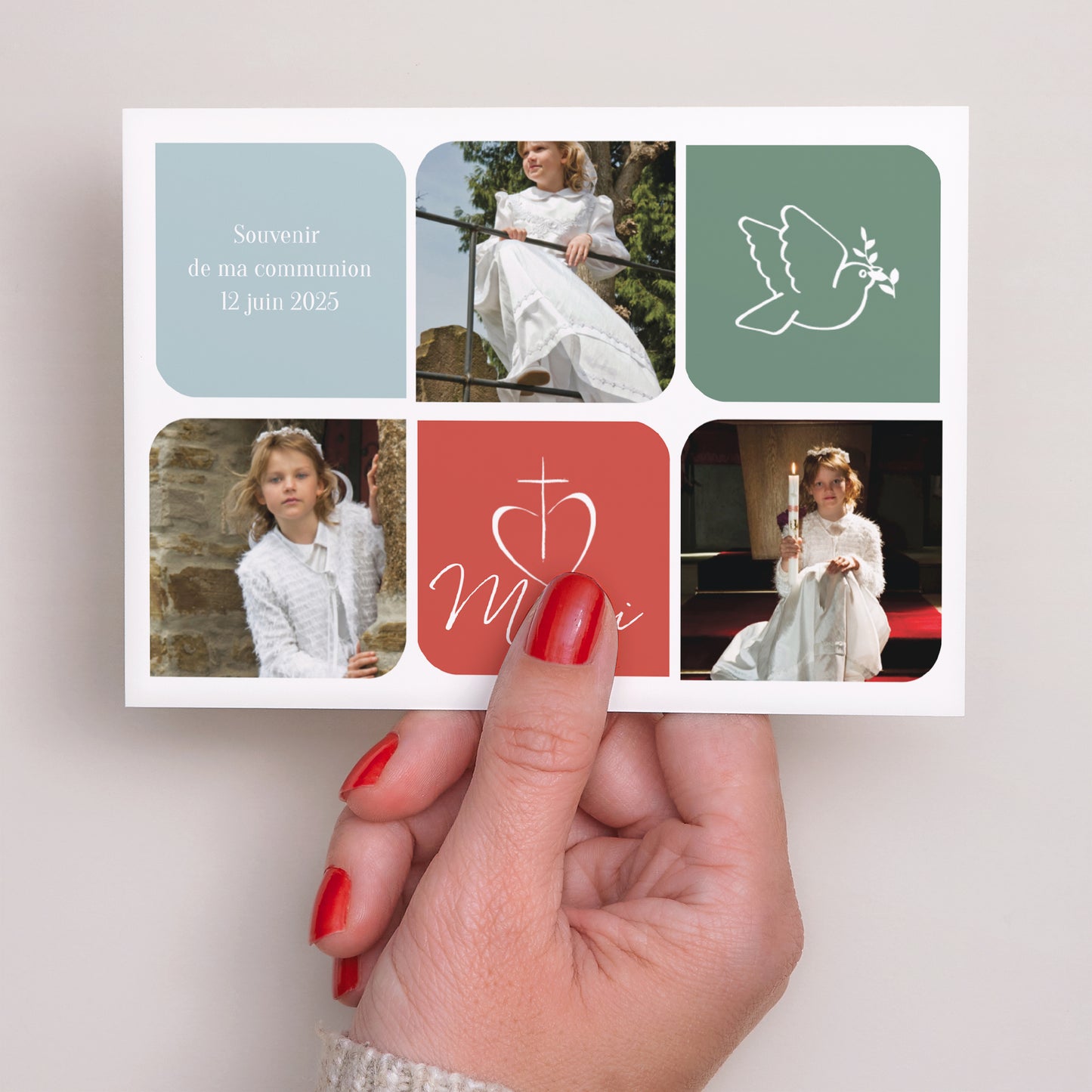 Remerciements Communion Paysage Ma Communion photo N° 3