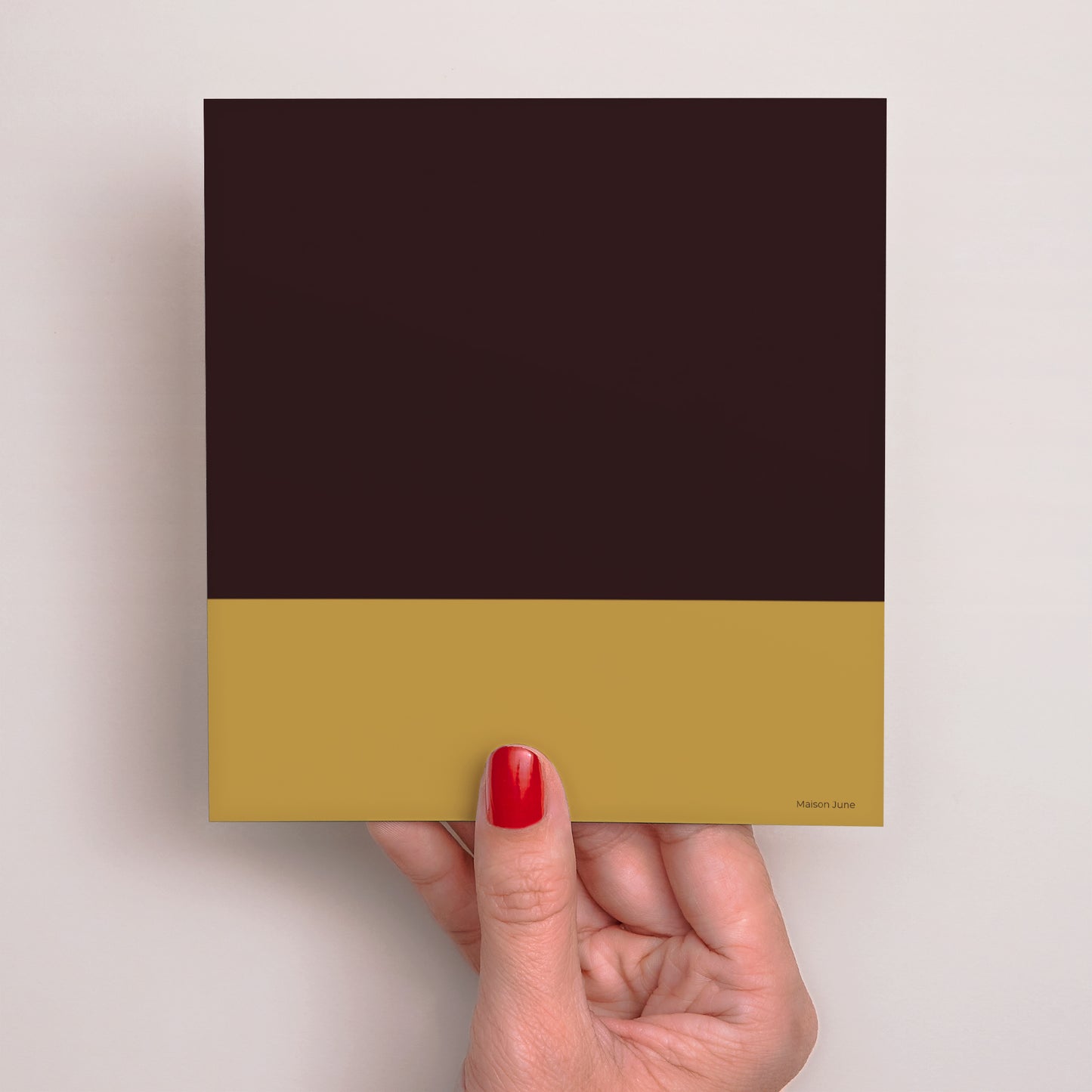 Invitations Anniversaire Adulte Carré 75 ans - Or et Chocolat photo N° 3
