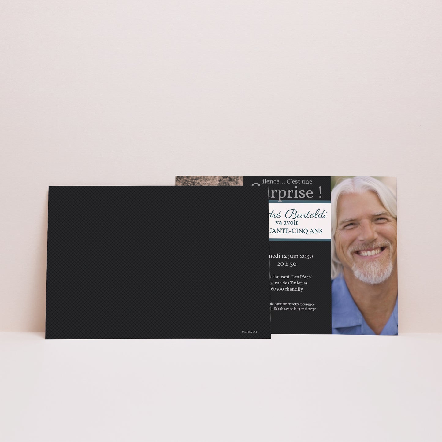 Invitations Anniversaire Adulte Paysage Super Surprise II photo N° 3