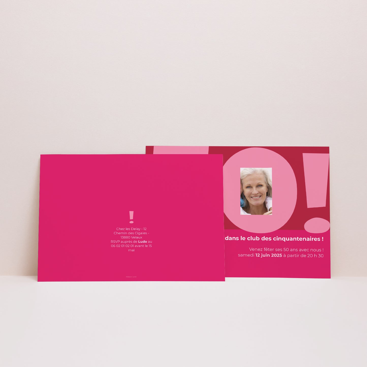 Invitations Anniversaire Adulte Paysage Trêve de plaisanterie photo N° 2