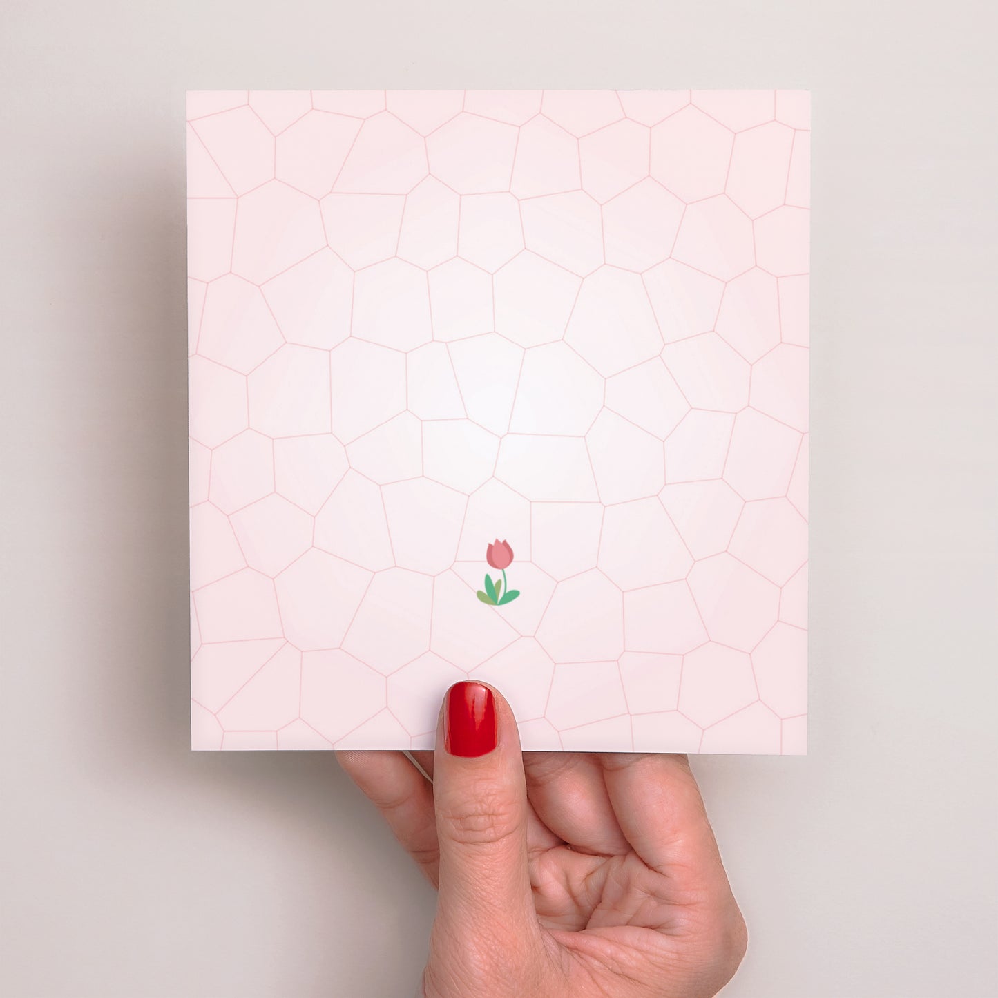 Invitations Anniversaire Enfant Carré Tulipe dans le jardin photo N° 3