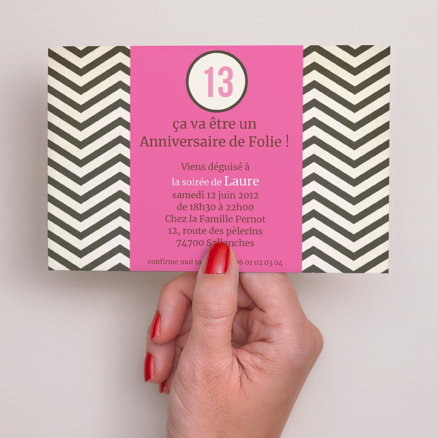 Invitations Anniversaire Enfant Paysage Animaux sauvages photo N° 3