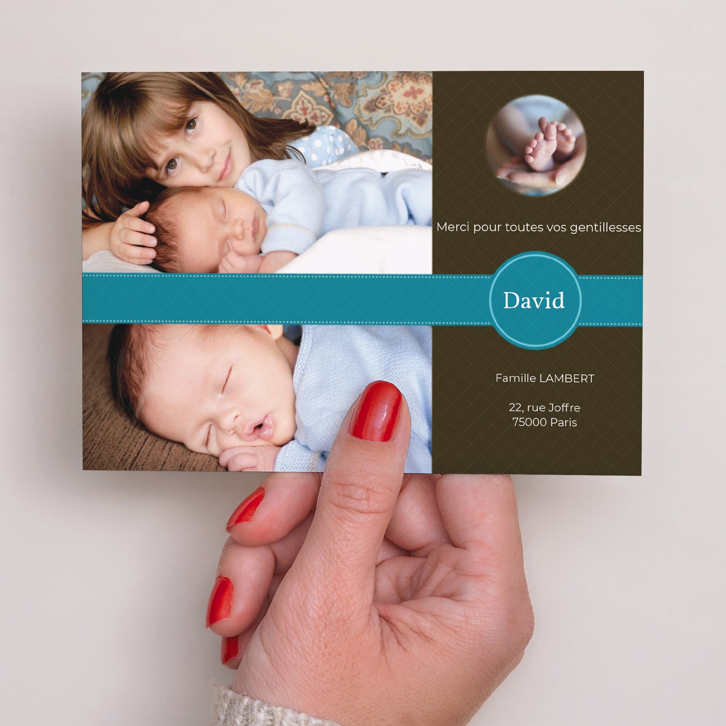 Remerciements Naissance Paysage Design parfait photo N° 3