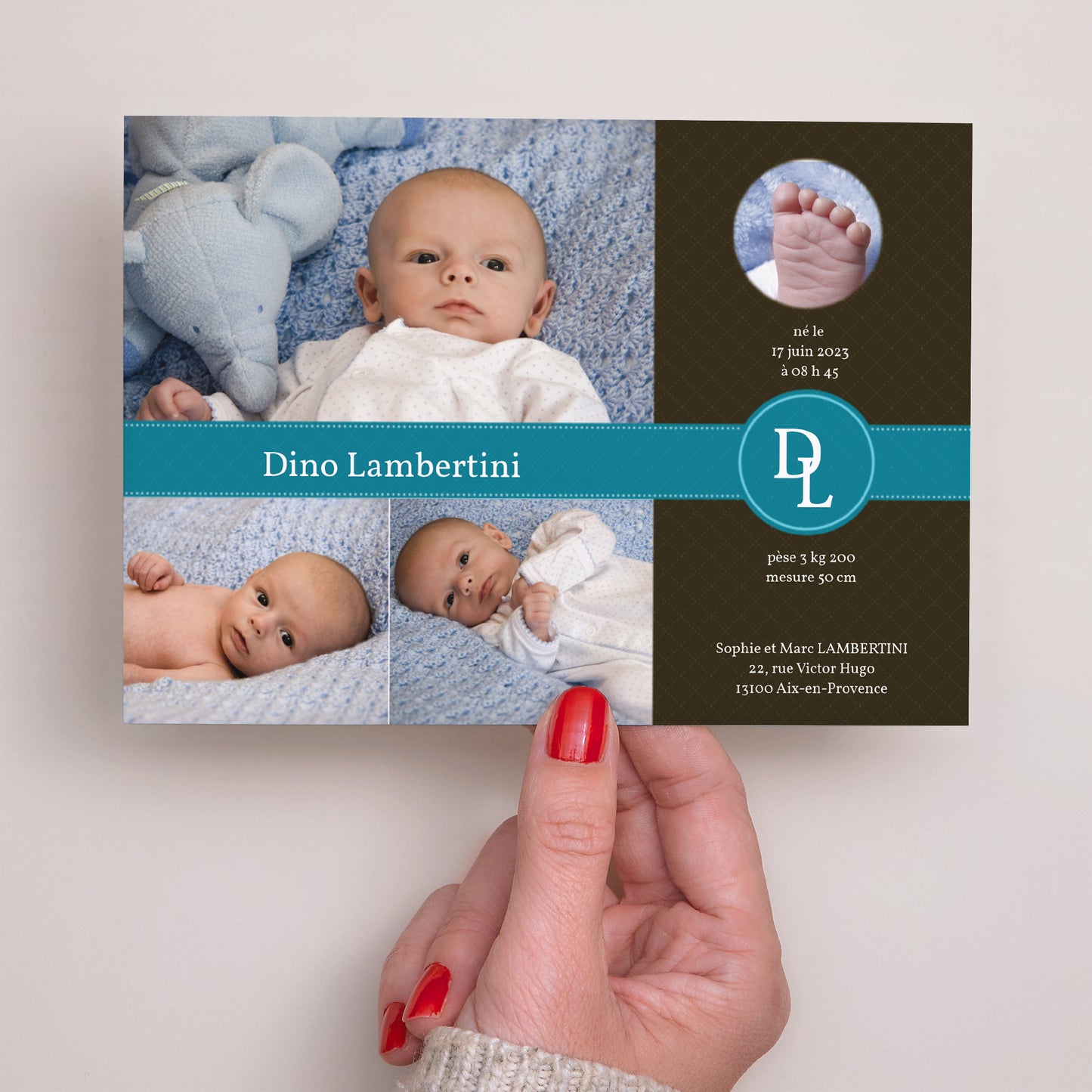 Faire-part Naissance Paysage Design parfait photo N° 3