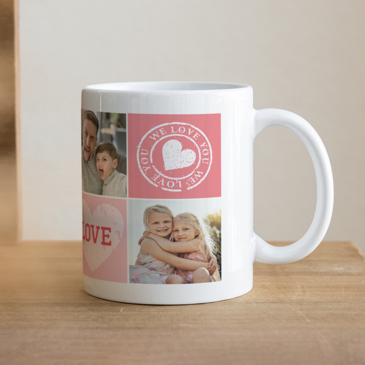 Mug Objets Blanc Je t'aime photo N° 1