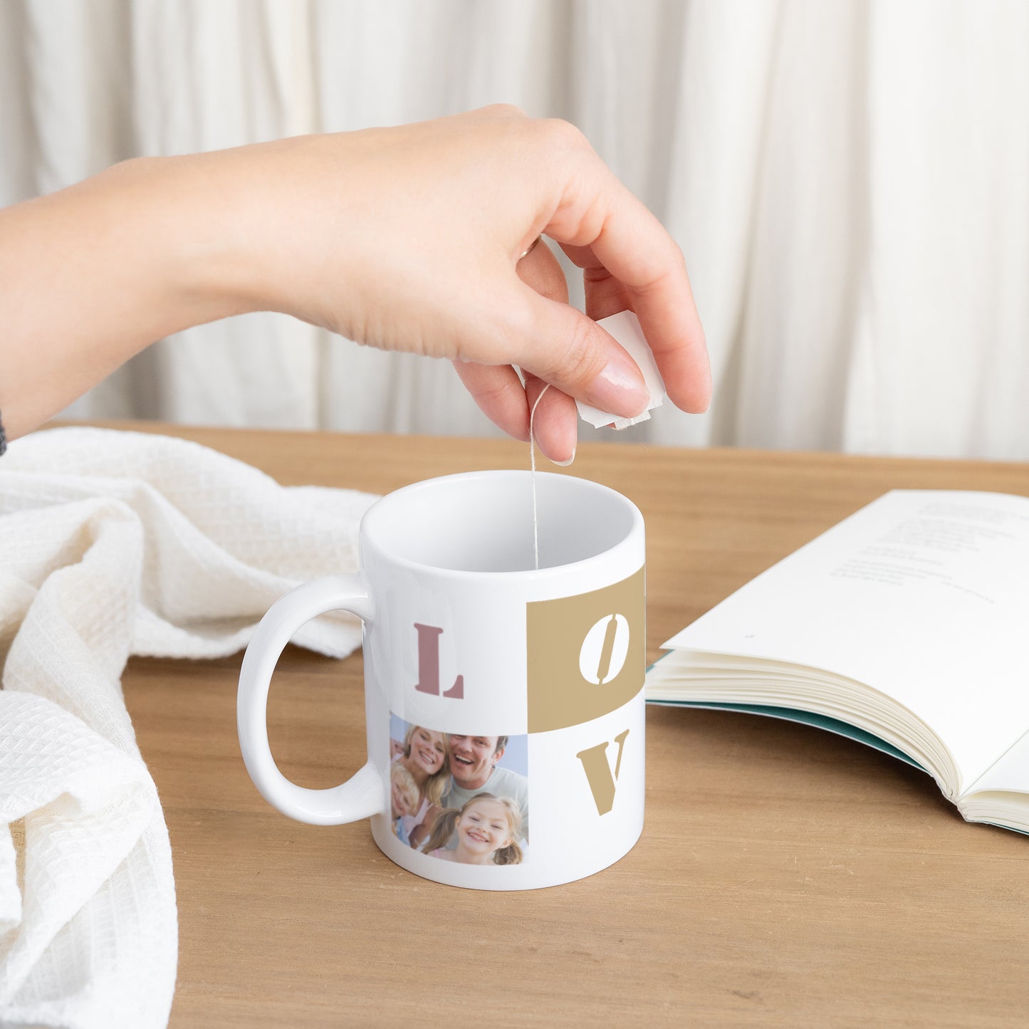 Mug Objets Blanc Je t'aime II photo N° 3