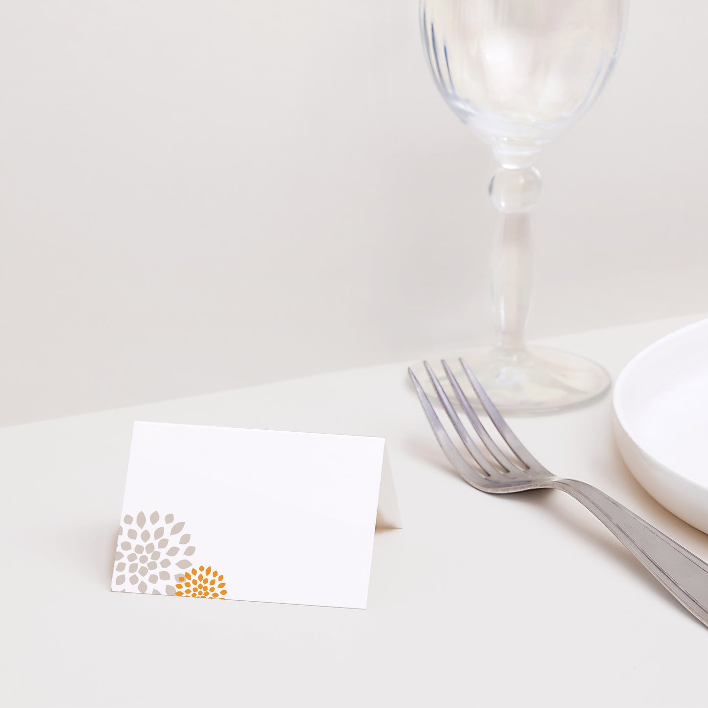 Marque-place Mariage 2 volets Campagne Provençale photo N° 2