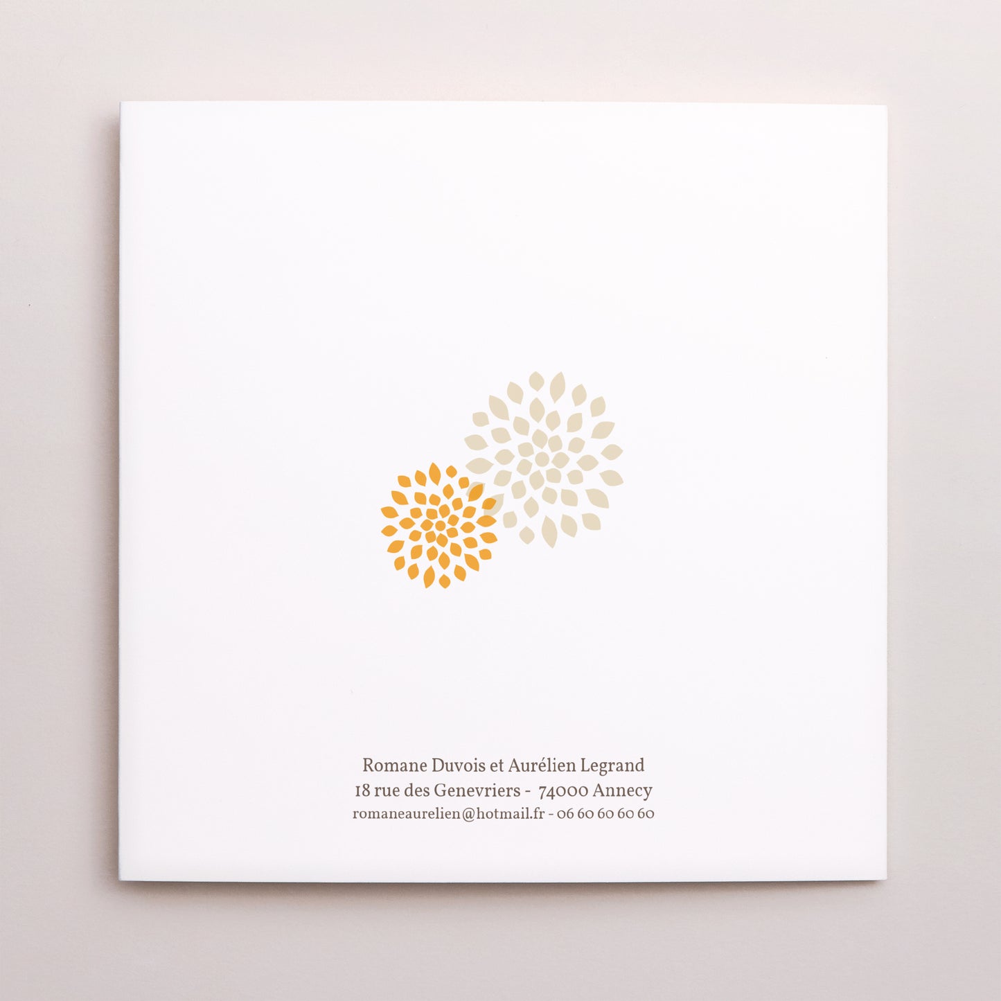 Faire-part Mariage Triptyque ouverture fenêtre Campagne Provençale photo N° 3