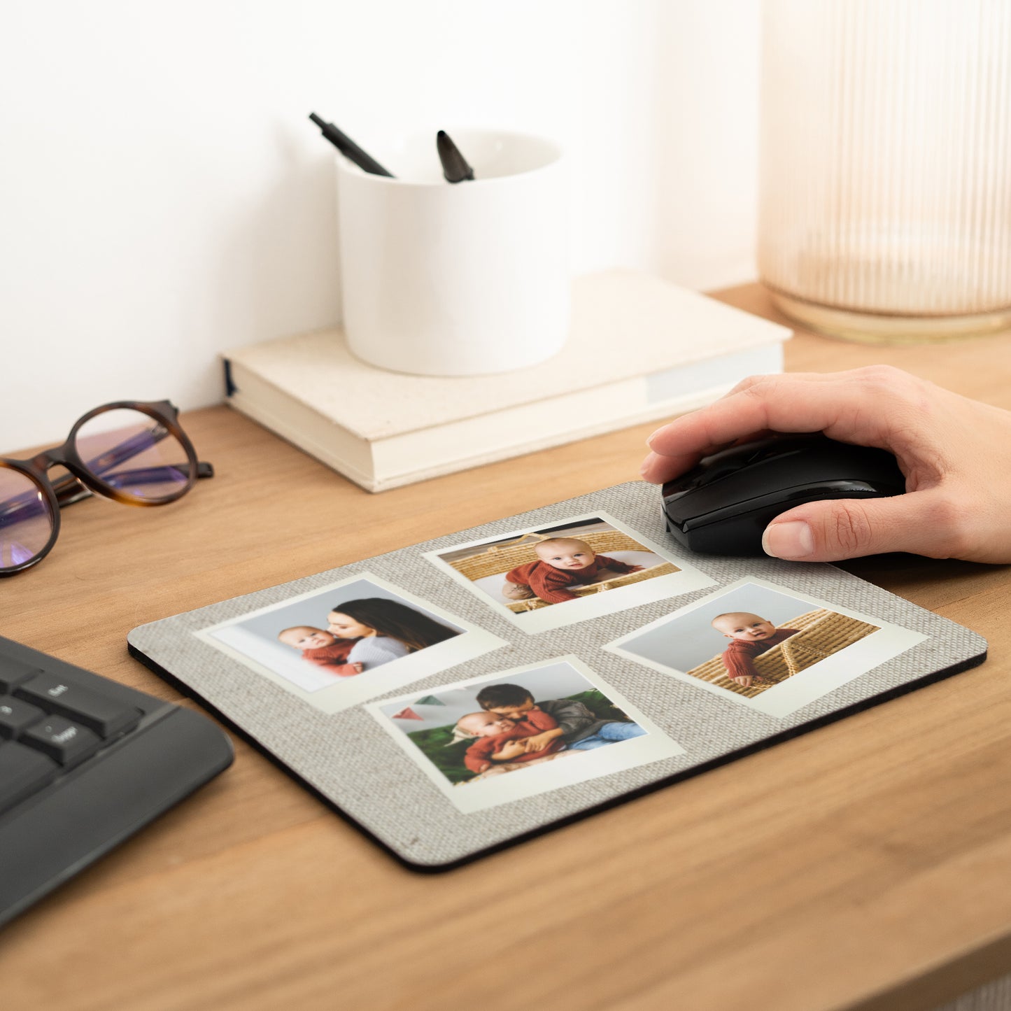 Tapis de souris Objets Rectangle Polaroïd photo N° 2