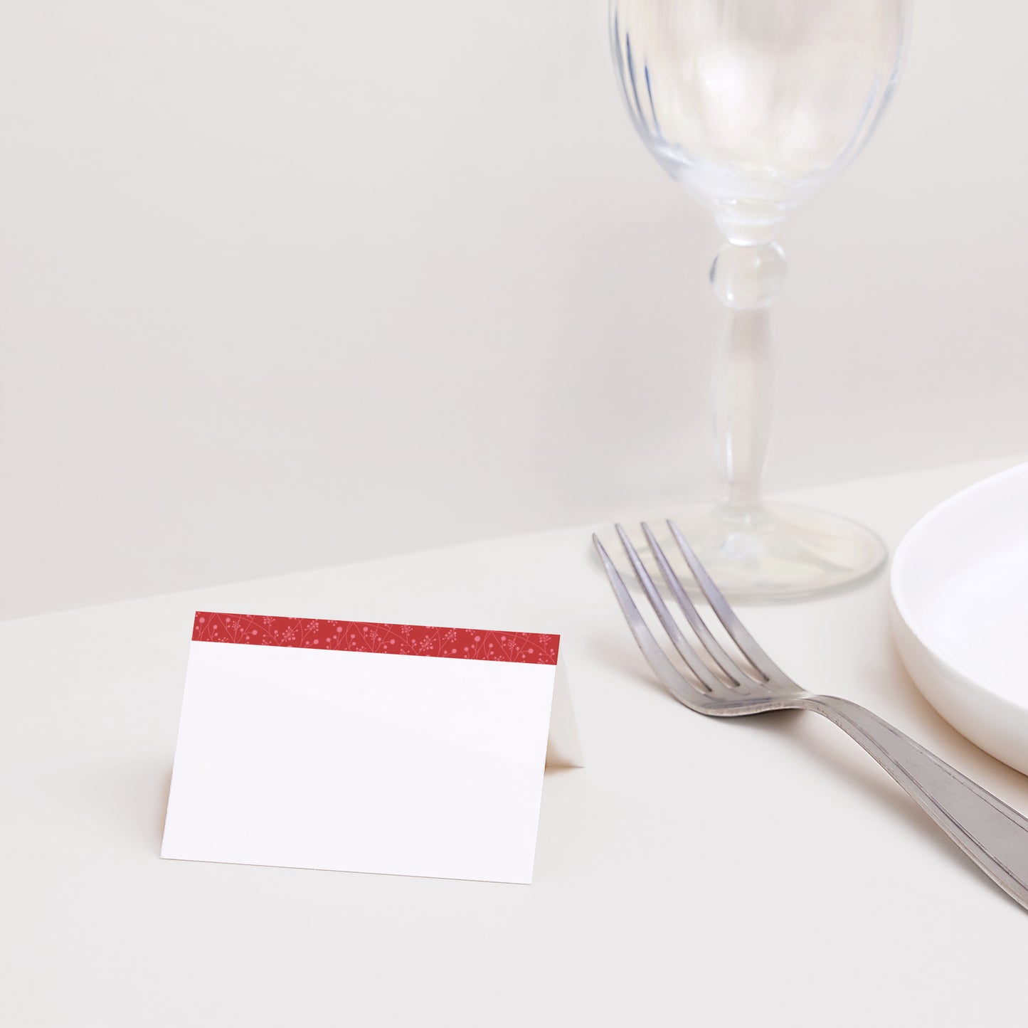 Marque-place Mariage 2 volets Multi-photos et coeurs rouges photo N° 2