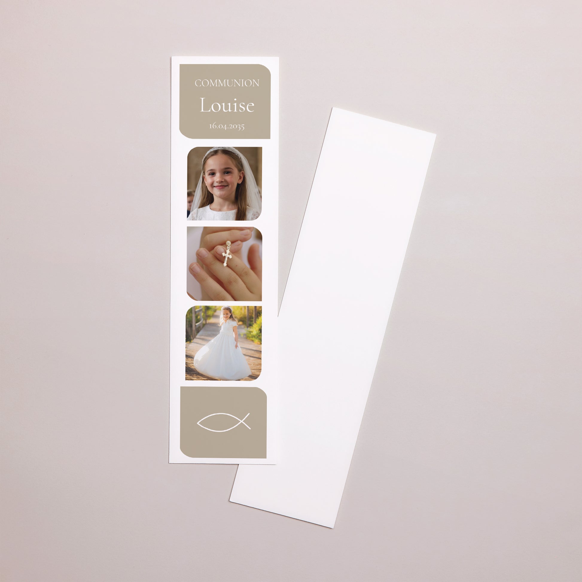 Marque-page Communion Marque-page Célébration, symboles et photos photo N° 1