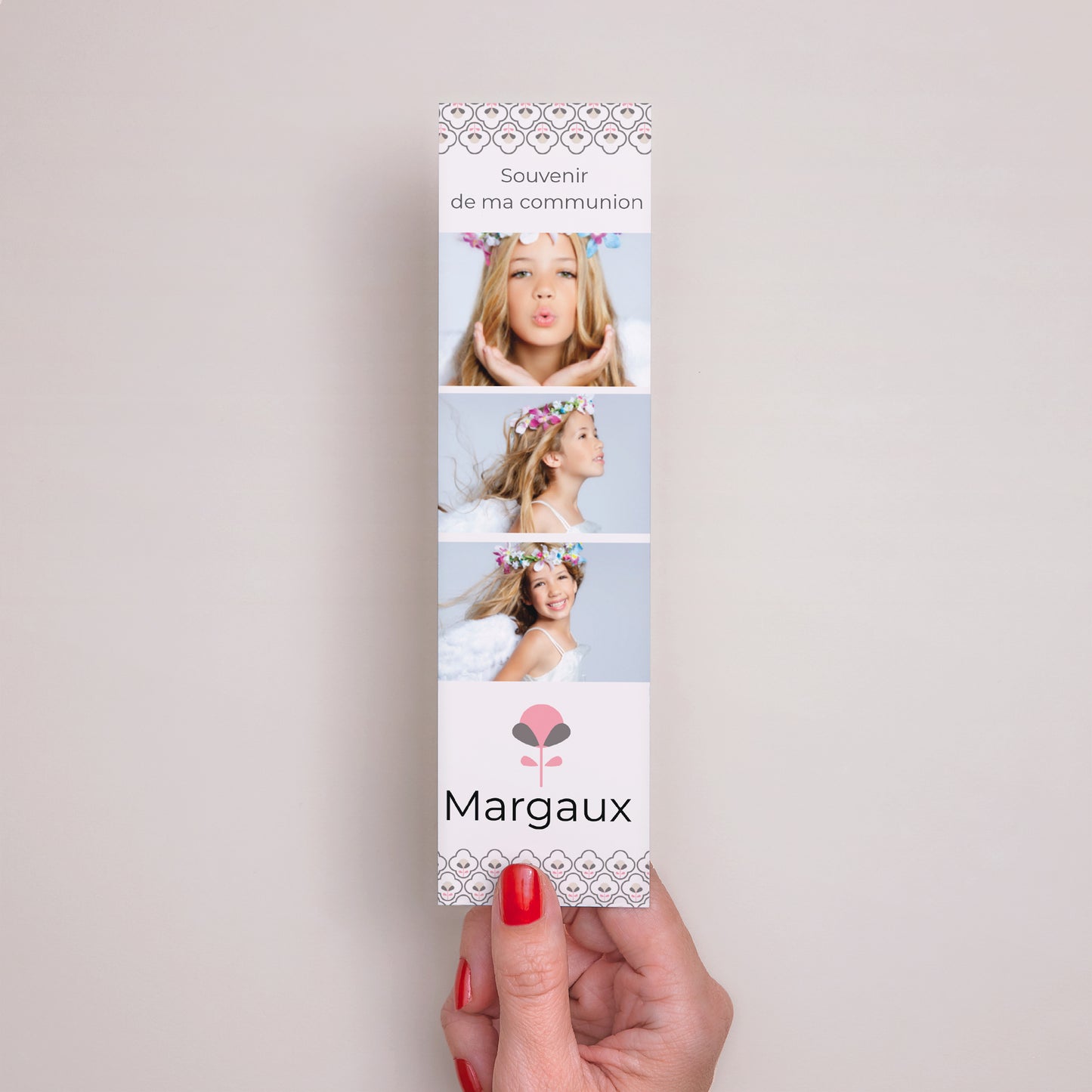 Marque-page Communion Marque-page Fleur de Vie photo N° 2