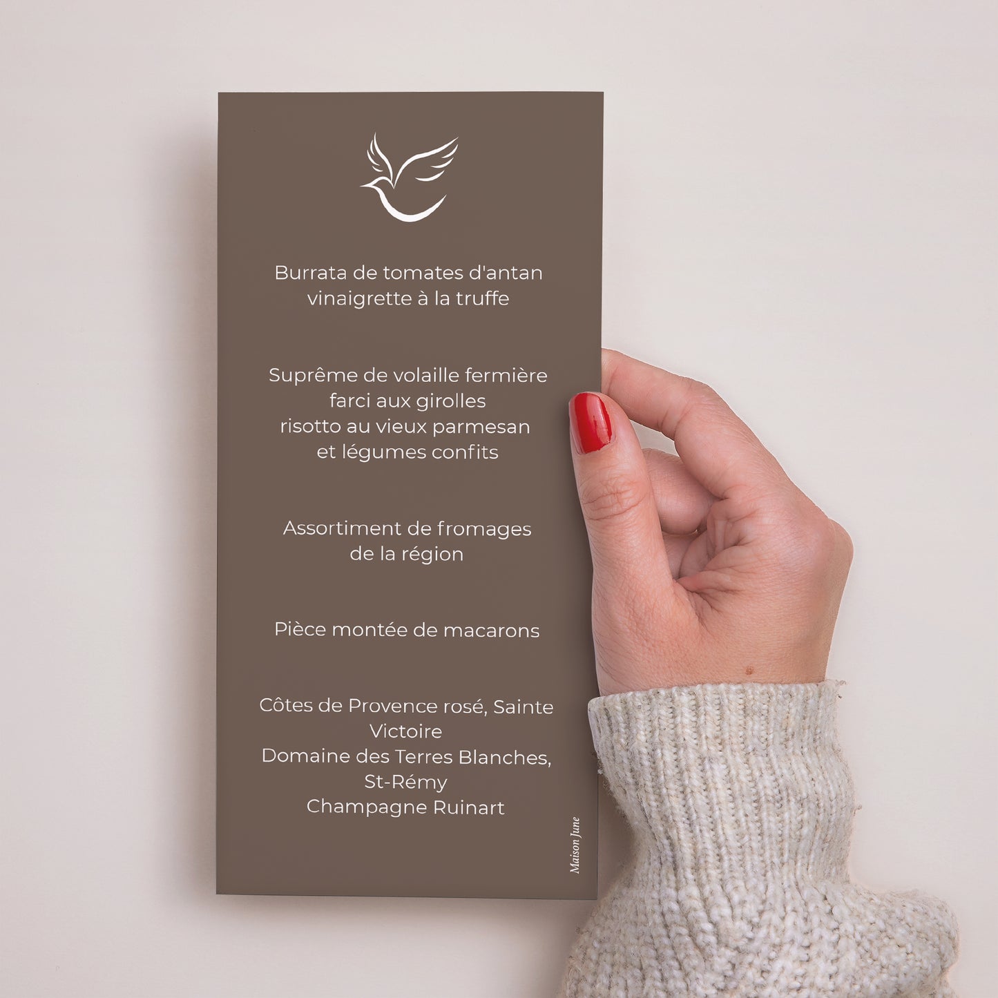 Menu Communion Panoramique portrait Le chemin, la vérité et la vie photo N° 3