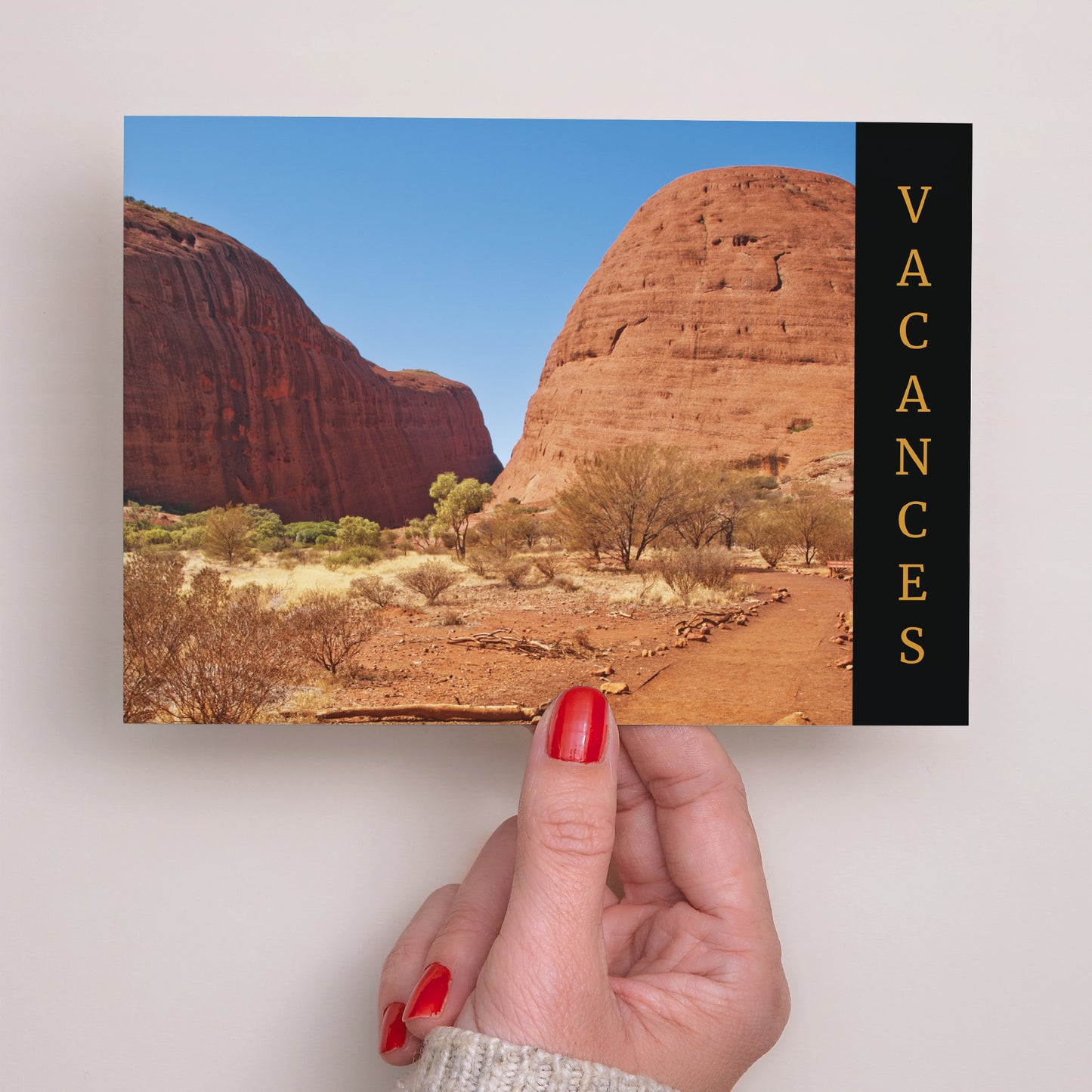 Faire-part Photos Paysage Portrait - Bandeau noir photo N° 3