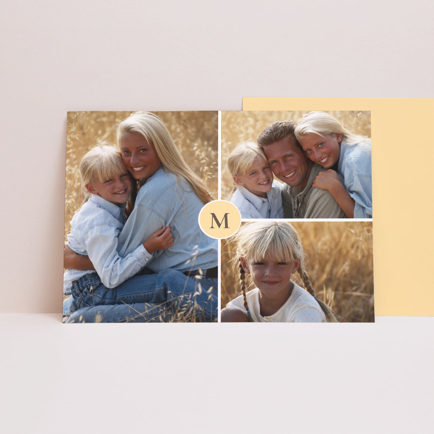 Faire-part Photos Paysage Trio - Bordures Blanches photo N° 1