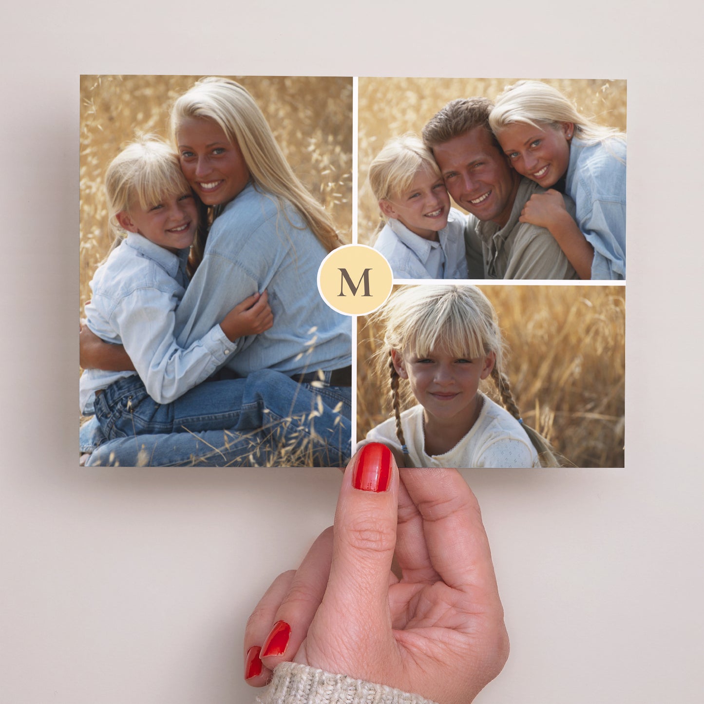 Faire-part Photos Paysage Trio - Bordures Blanches photo N° 3