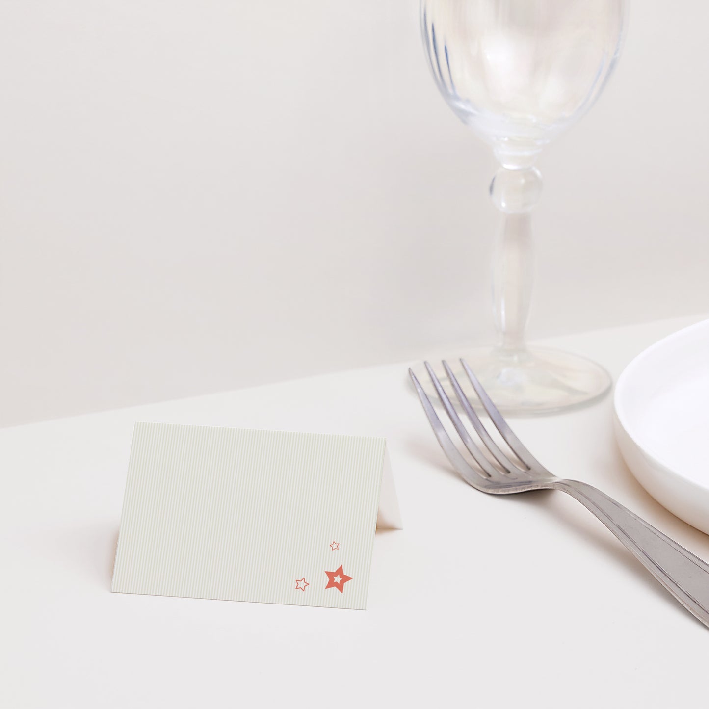 Marque-place Baptême 2 volets Tout doux photo N° 2