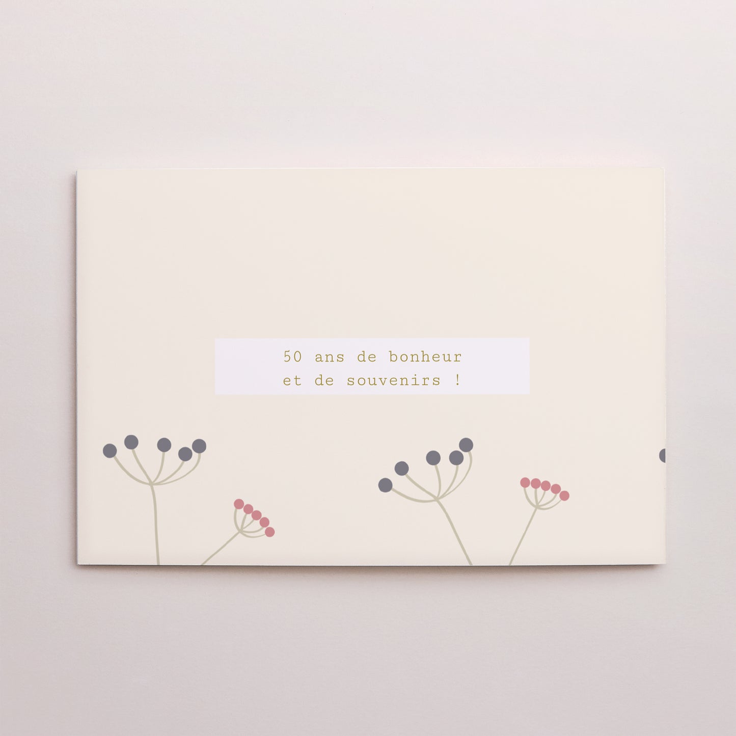 Invitations Anniversaire de mariage Double volet paysage L'envolée amoureuse photo N° 3