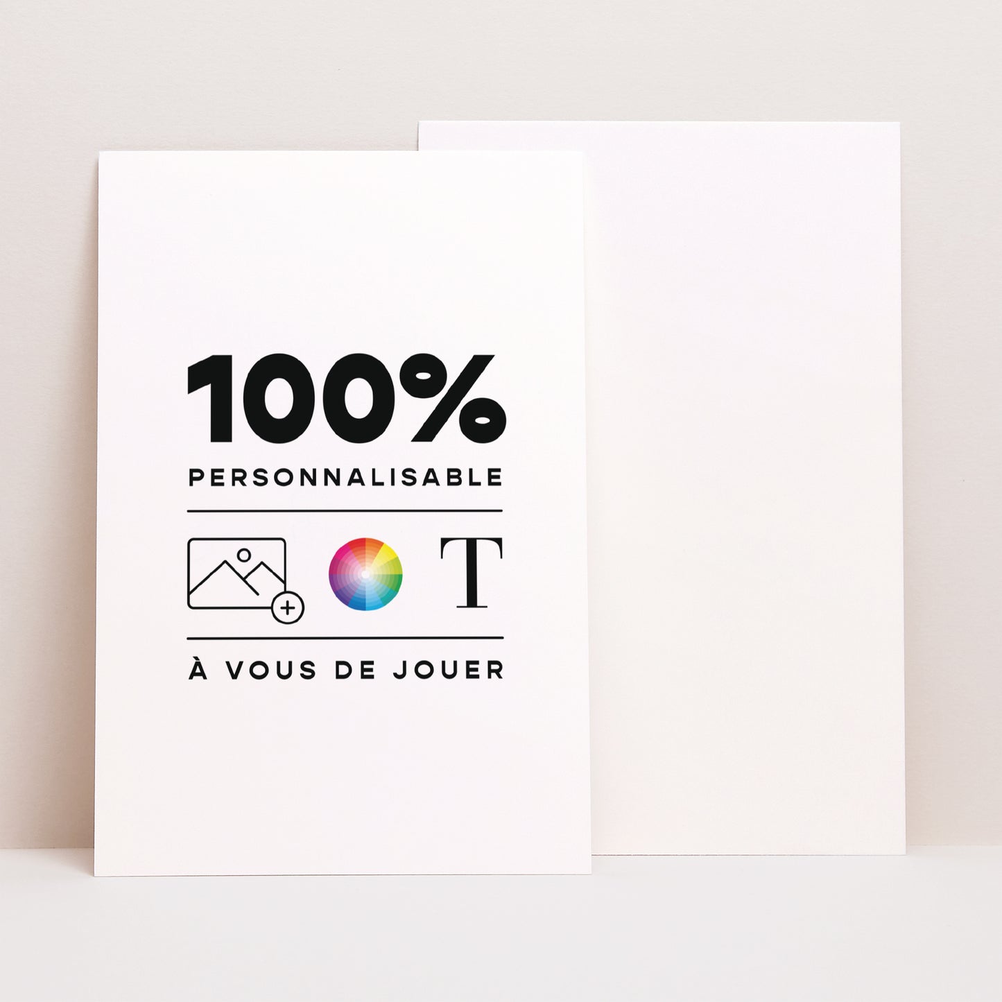 Faire-part Baptême Portrait Do It Yourself II photo N° 1