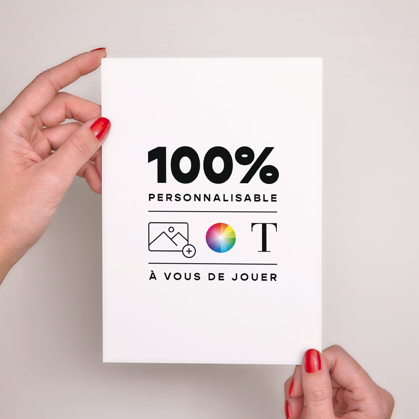 Faire-part Baptême Grand format rectangle Do It Yourself II photo N° 2