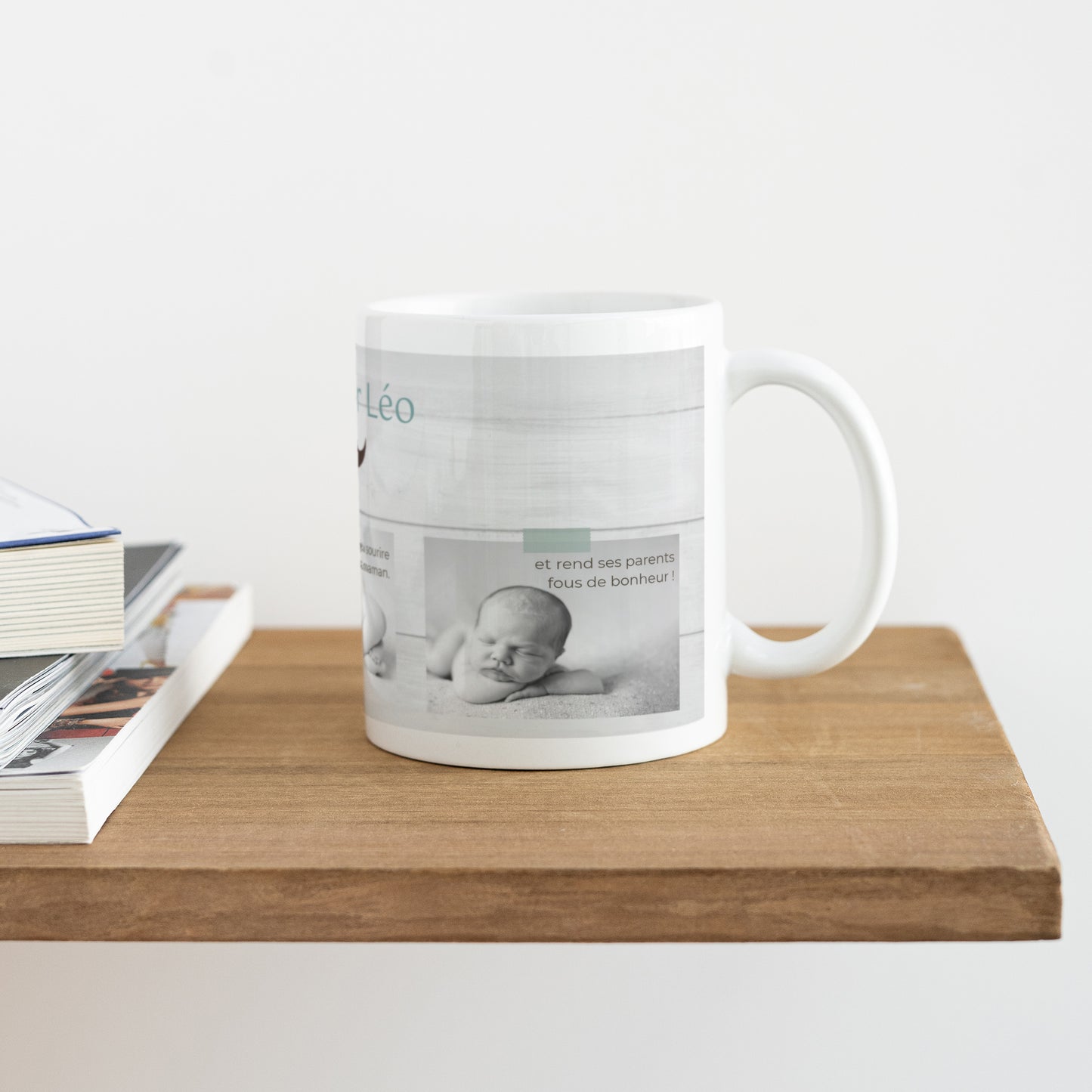 Mug Naissance Blanc Petit Bonhomme photo N° 4