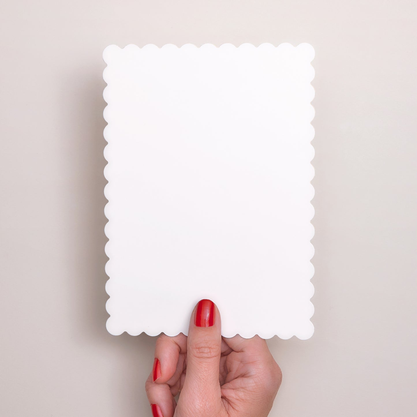 Carte de voeux Fin d'année Portrait, bords biscuit Do It Yourself III photo N° 3