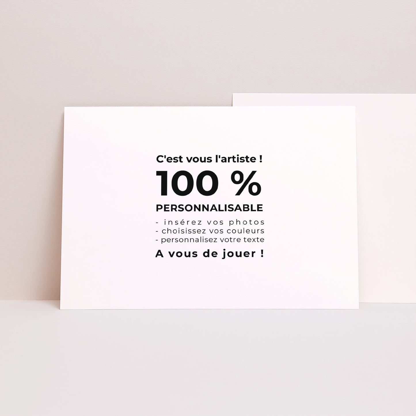 Carte de voeux Fin d'année Paysage Do It Yourself III photo N° 1