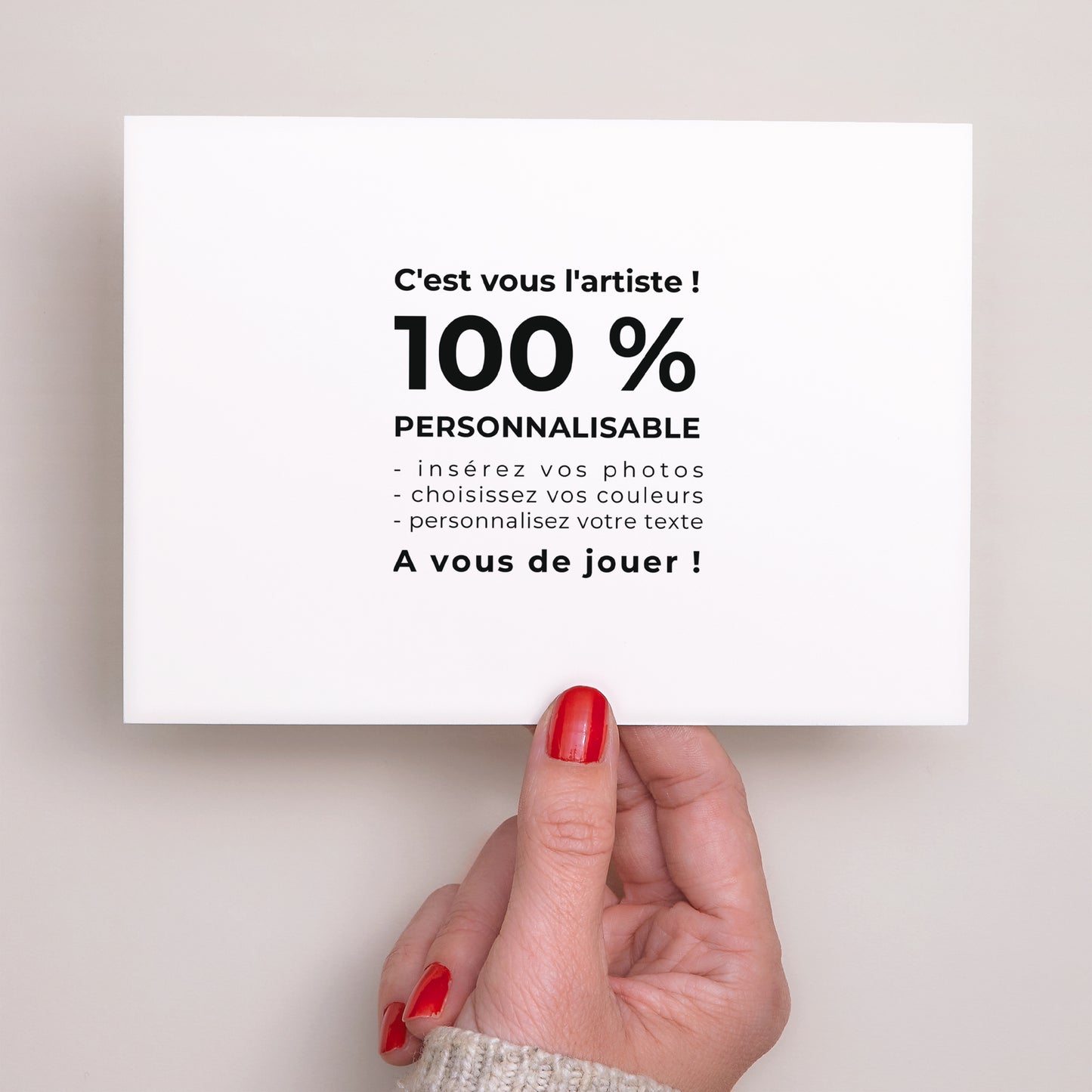 Carte de voeux Fin d'année Paysage Do It Yourself III photo N° 3