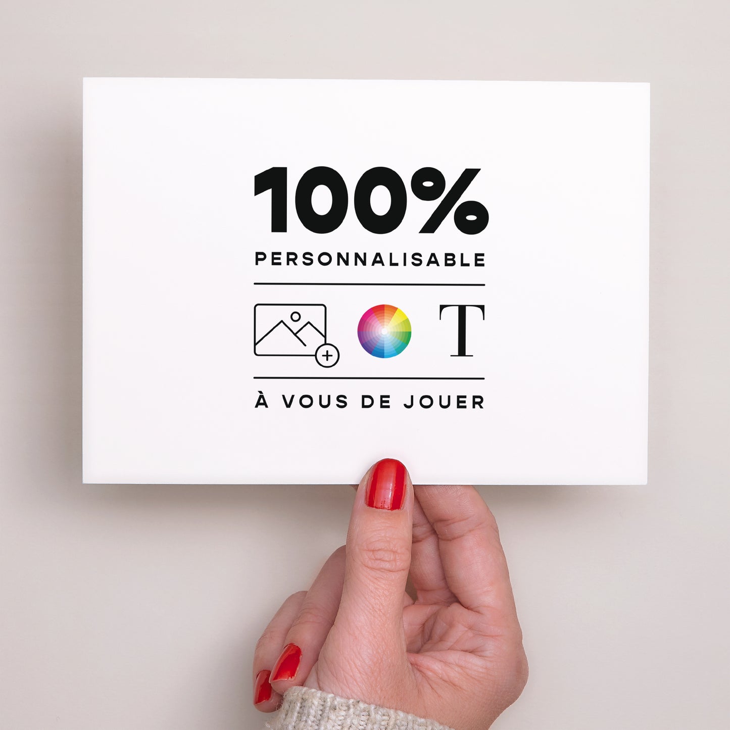 Carte de voeux Fin d'année Paysage Do It Yourself III photo N° 3