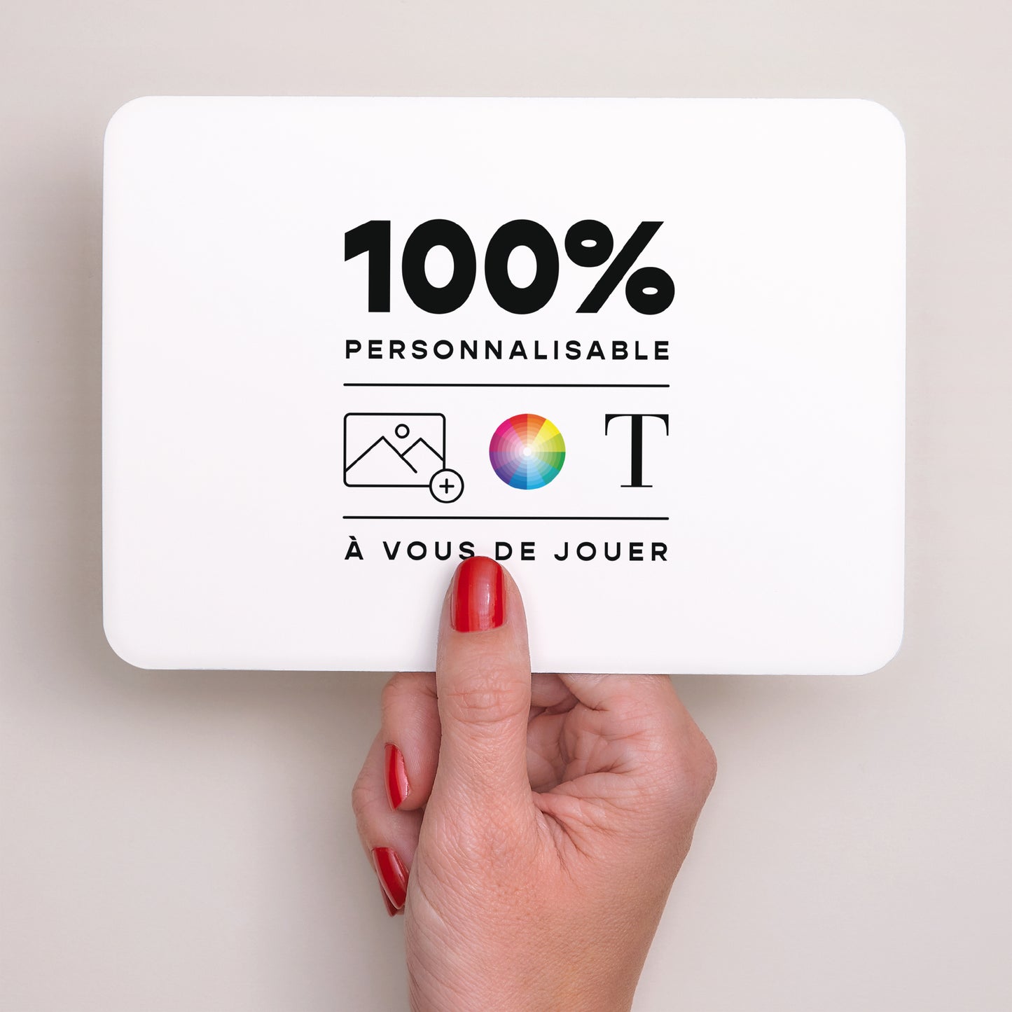 Carte de voeux Fin d'année Paysage, bords arrondis Do It Yourself III photo N° 3