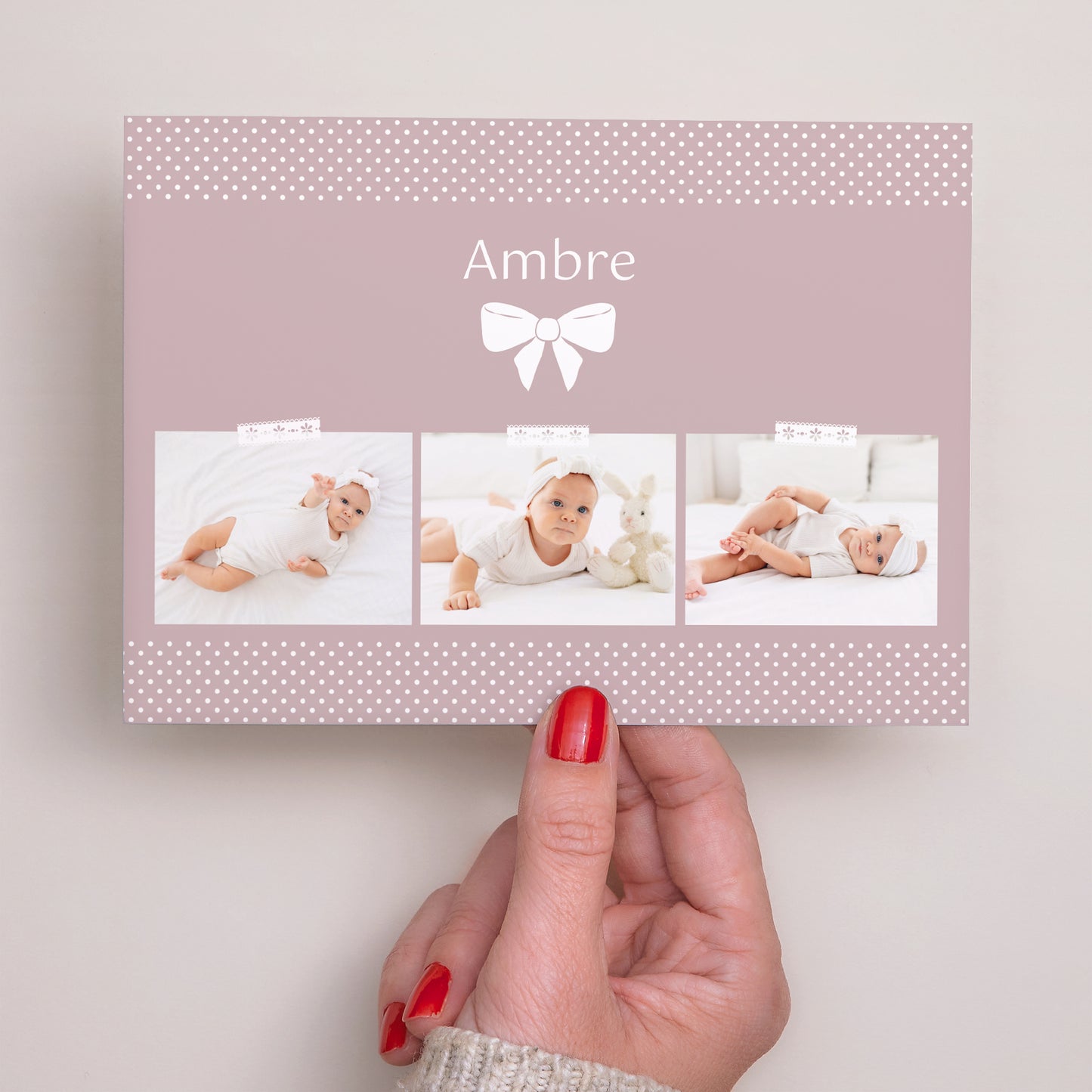 Faire-part Naissance Paysage Madame photo N° 3