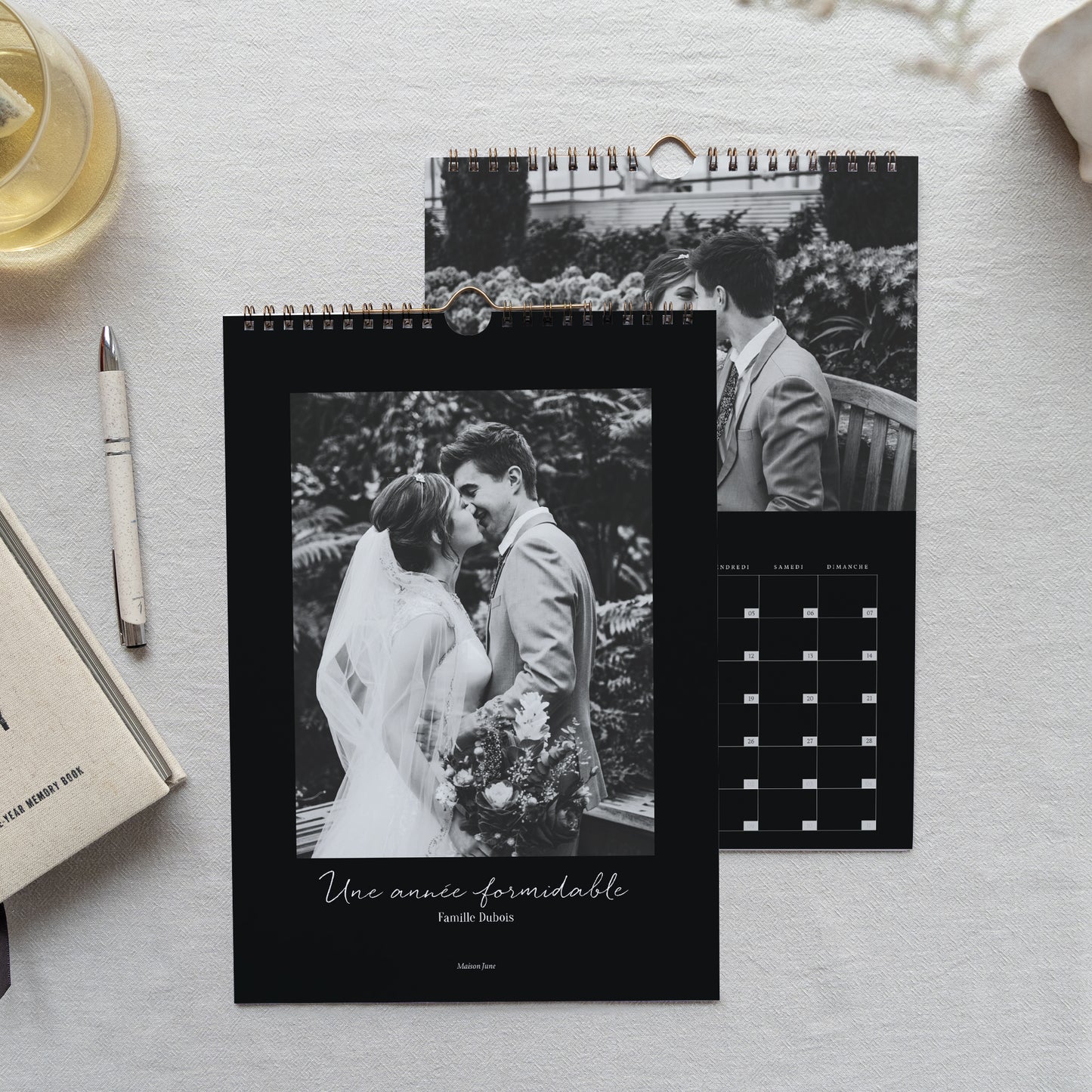 Calendrier Fin d'année Mural A4 Luxe photo N° 1