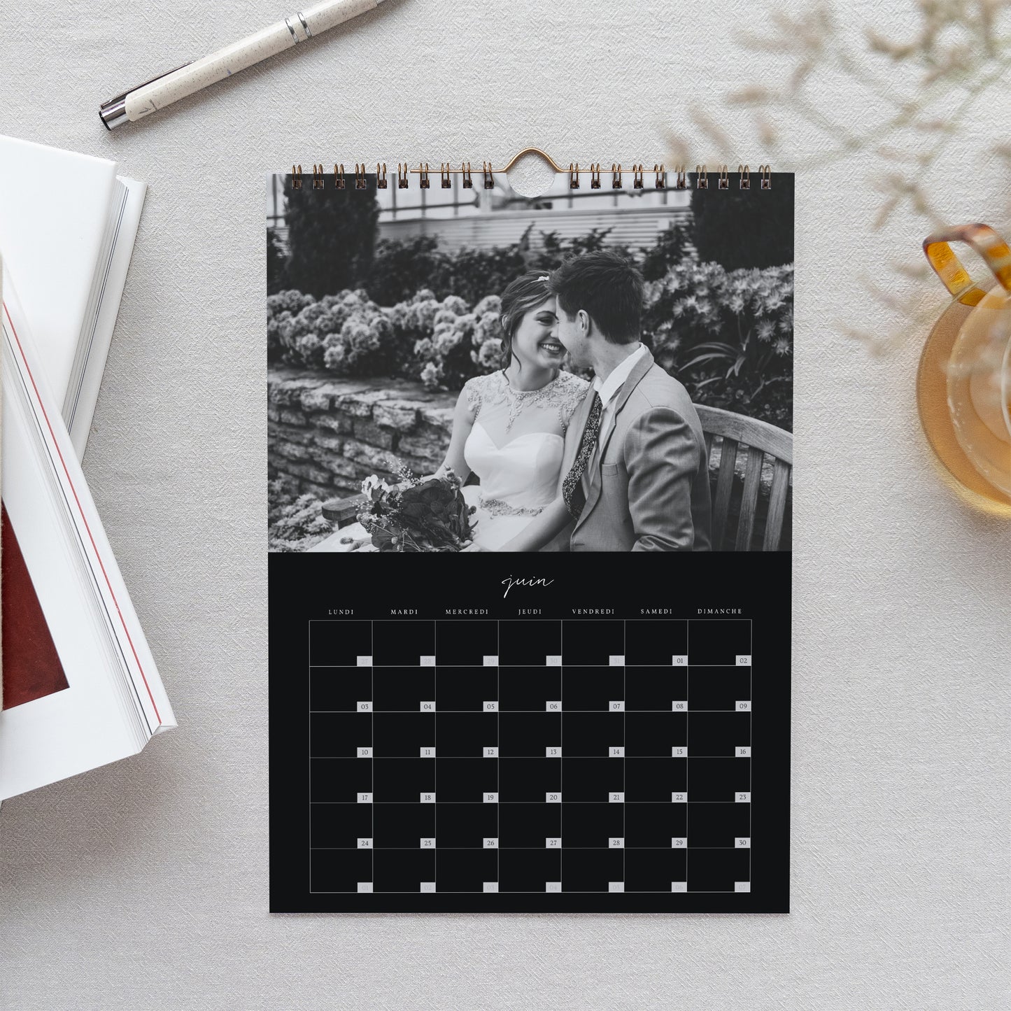 Calendrier Fin d'année Mural A4 Luxe photo N° 2