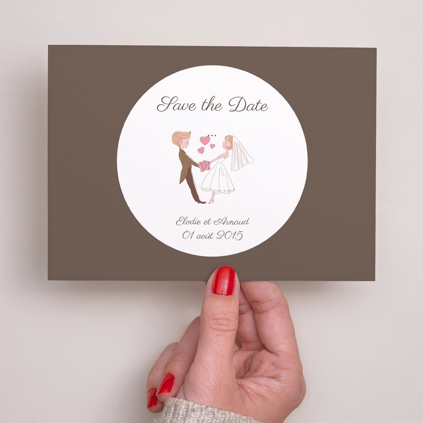 Save the date Mariage Paysage Vive les mariés photo N° 3