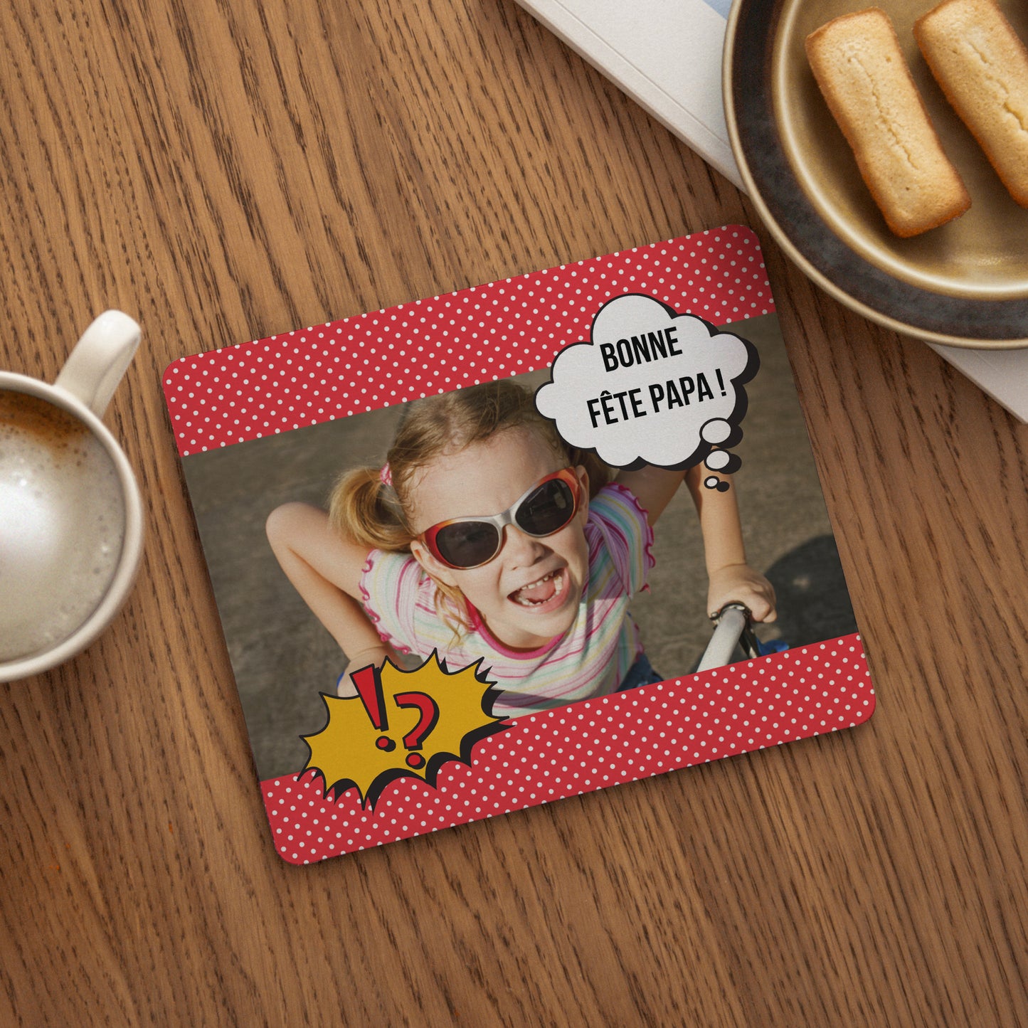Tapis de souris Objets Rectangle Super Papa photo N° 1